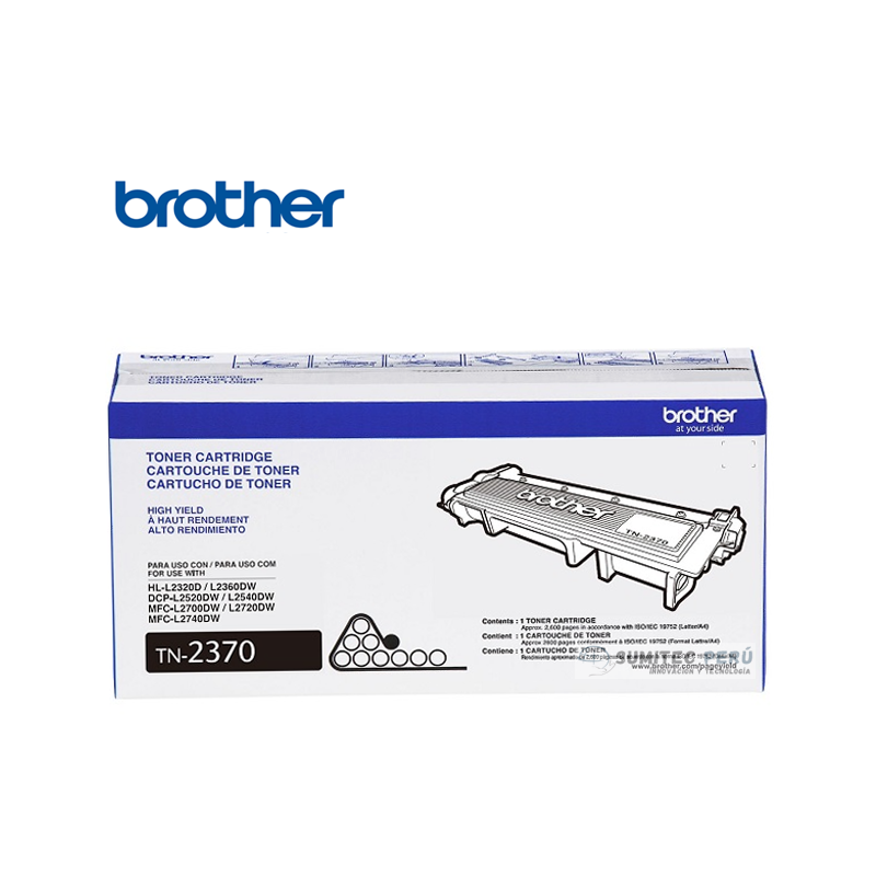TONER BROTHER TN-2370 NEGRO DCP-L2520DW 2.600 PAGINAS