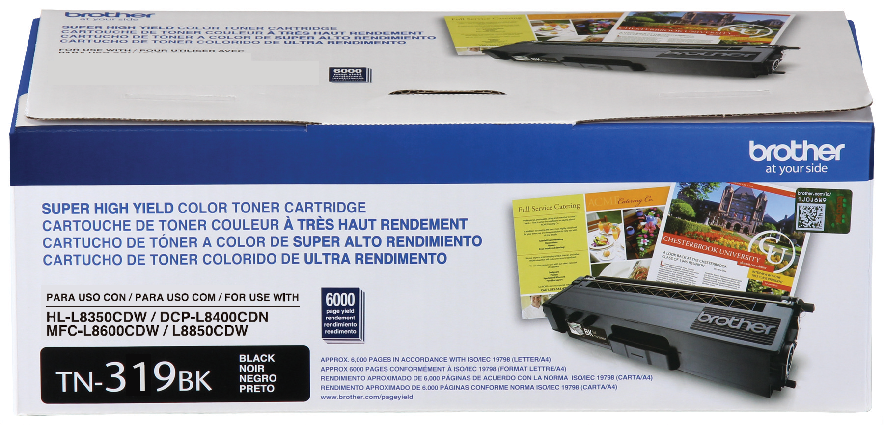 TONER BROTHER TN-319BK NEGRO 9,000 PAGINAS