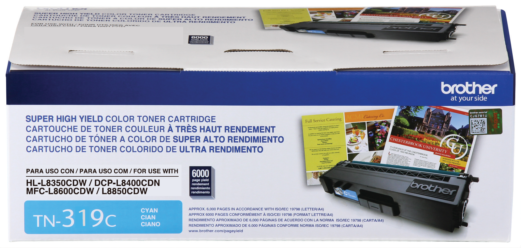 TONER BROTHER TN-319C CYAN 9,000 PAGINAS