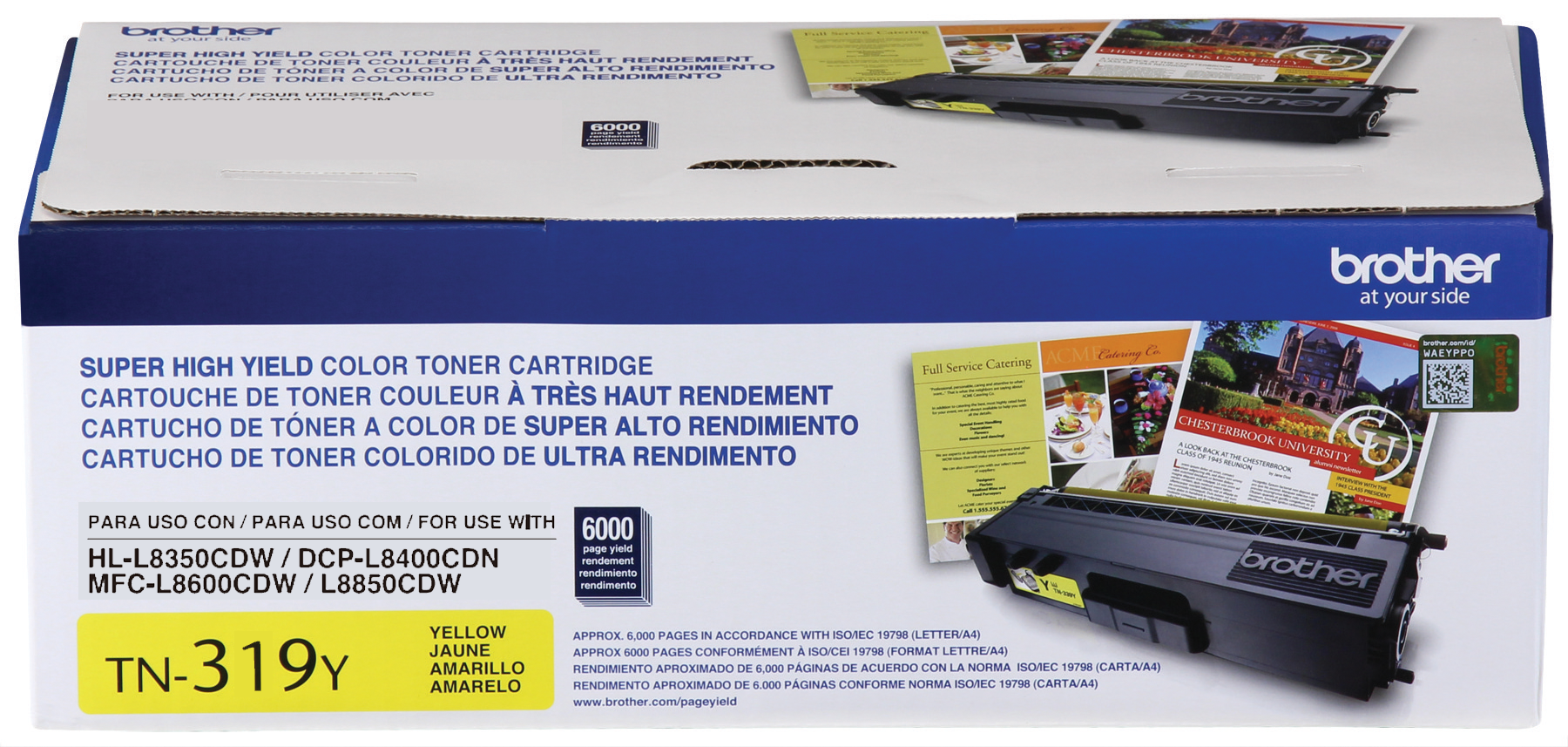 TONER BROTHER TN-319Y YELLOW 9,000 PAGINAS