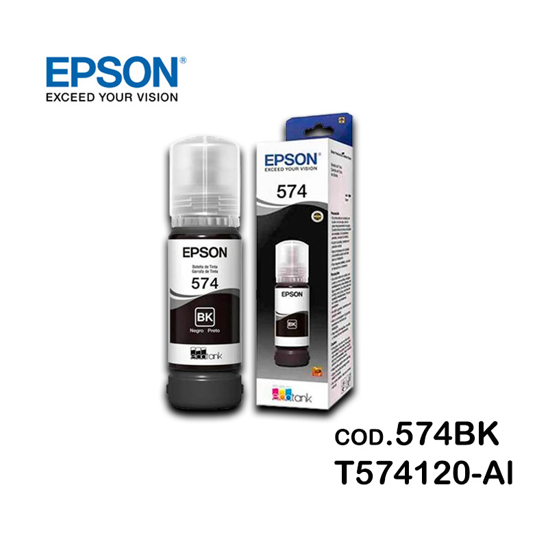 Tinta Epson T574120-AL 574BK Negro L8050 / L18050 70ml.