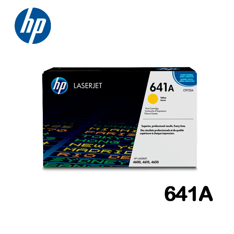 Toner HP C9722A (641A) LaserJet 4600 Yellow