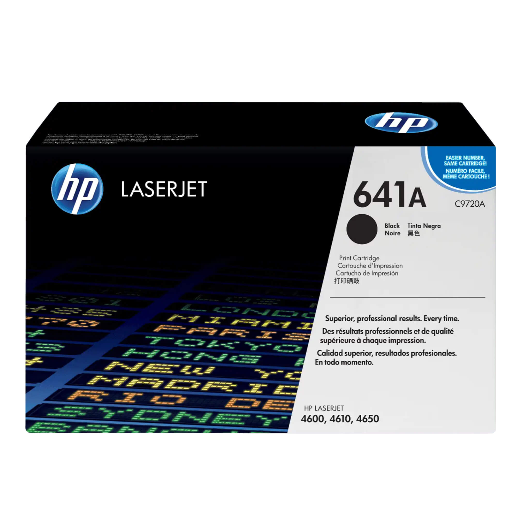 Toner HP C9720A 641A LaserJet 4600 Negro 9.000 Paginas.