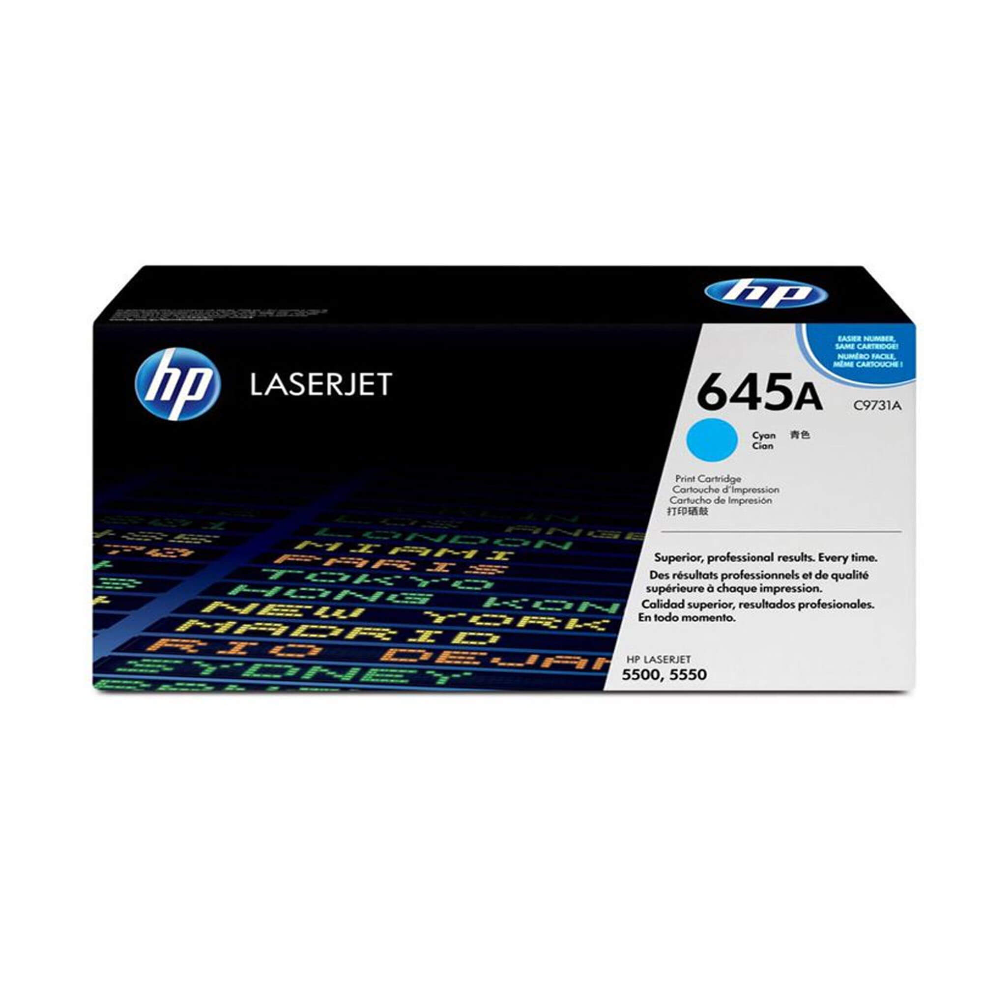 Toner HP C9731A 645A LaserJet 5500 Cyan 12.000 Paginas.