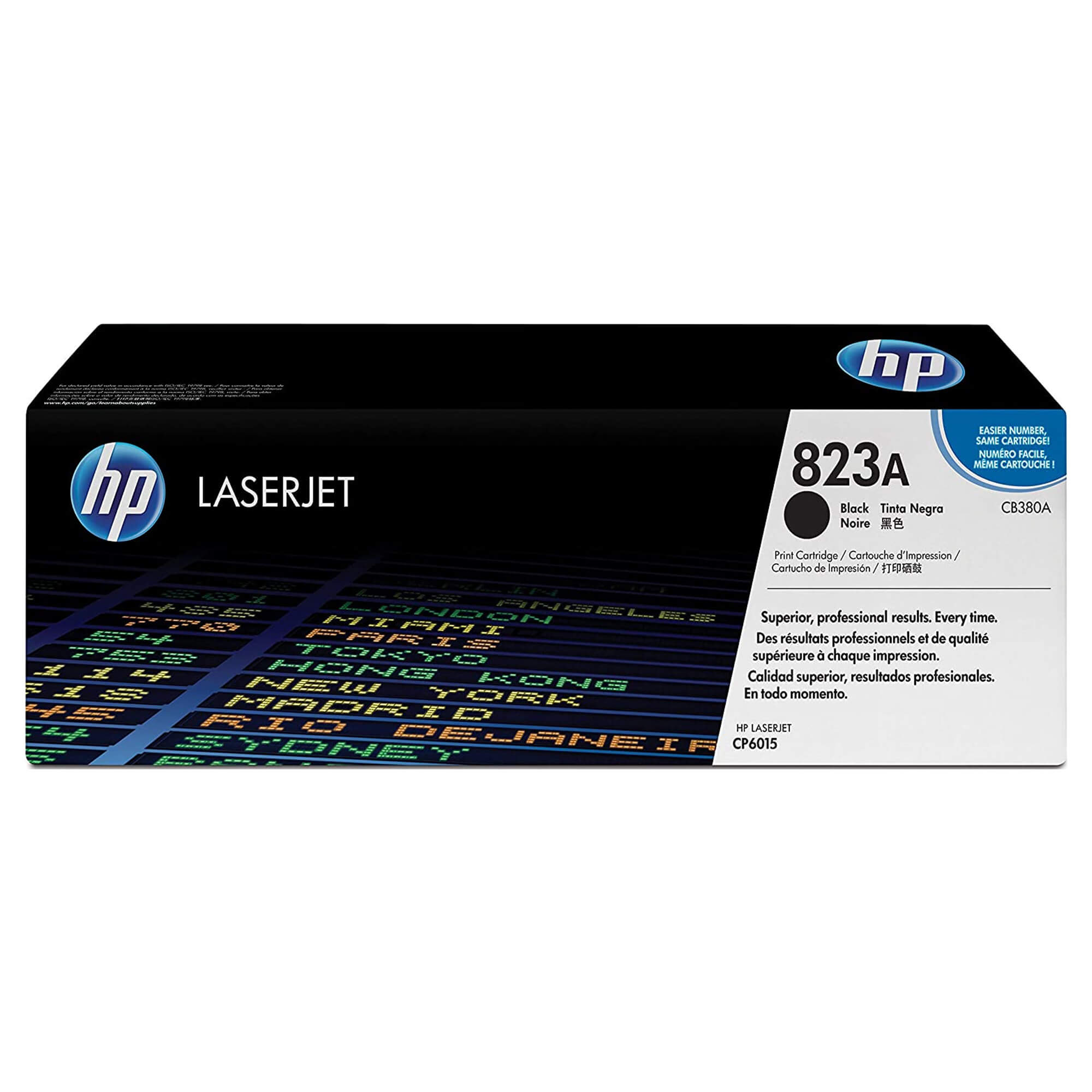 Toner HP CB380A 823A LaserJet CP6015N Negro 16.000 Paginas.