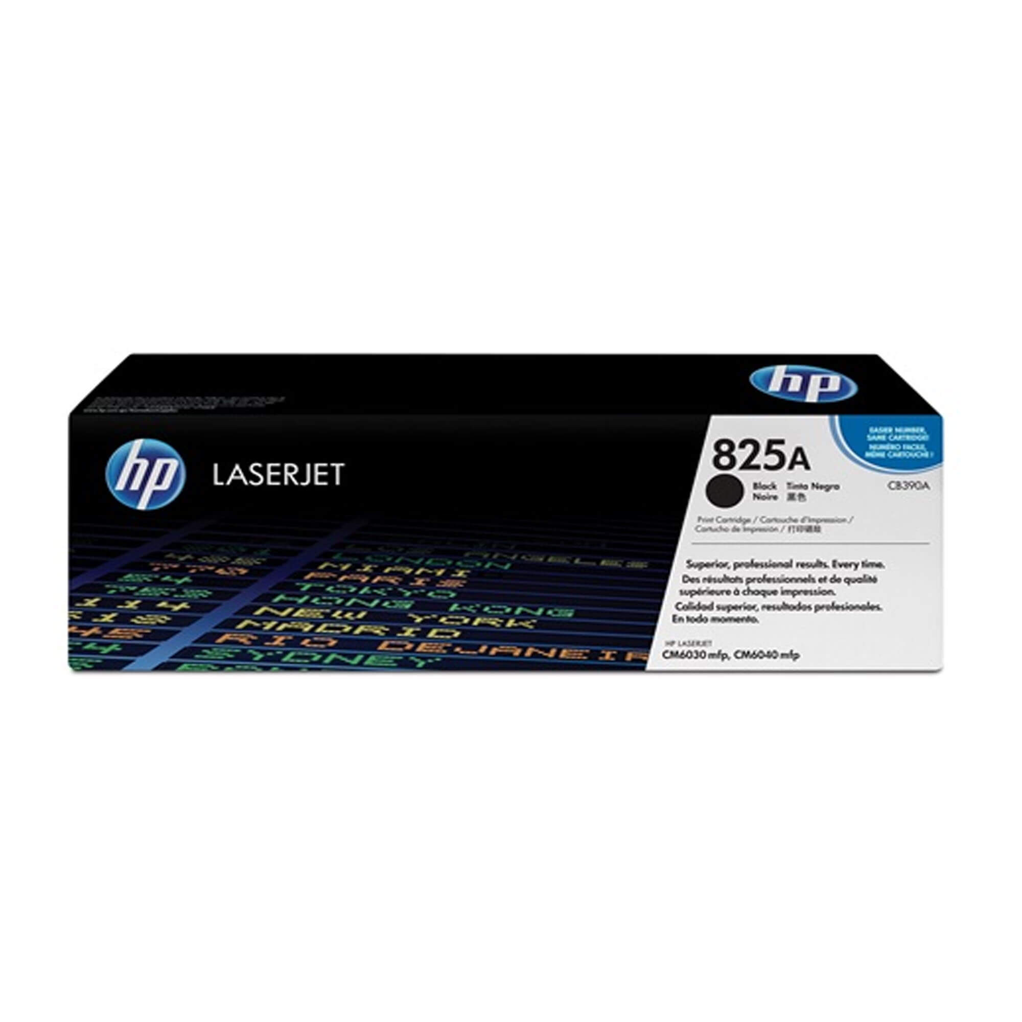Toner HP CB390A 825A LaserJet CM6030 Negro 19.500 Paginas.