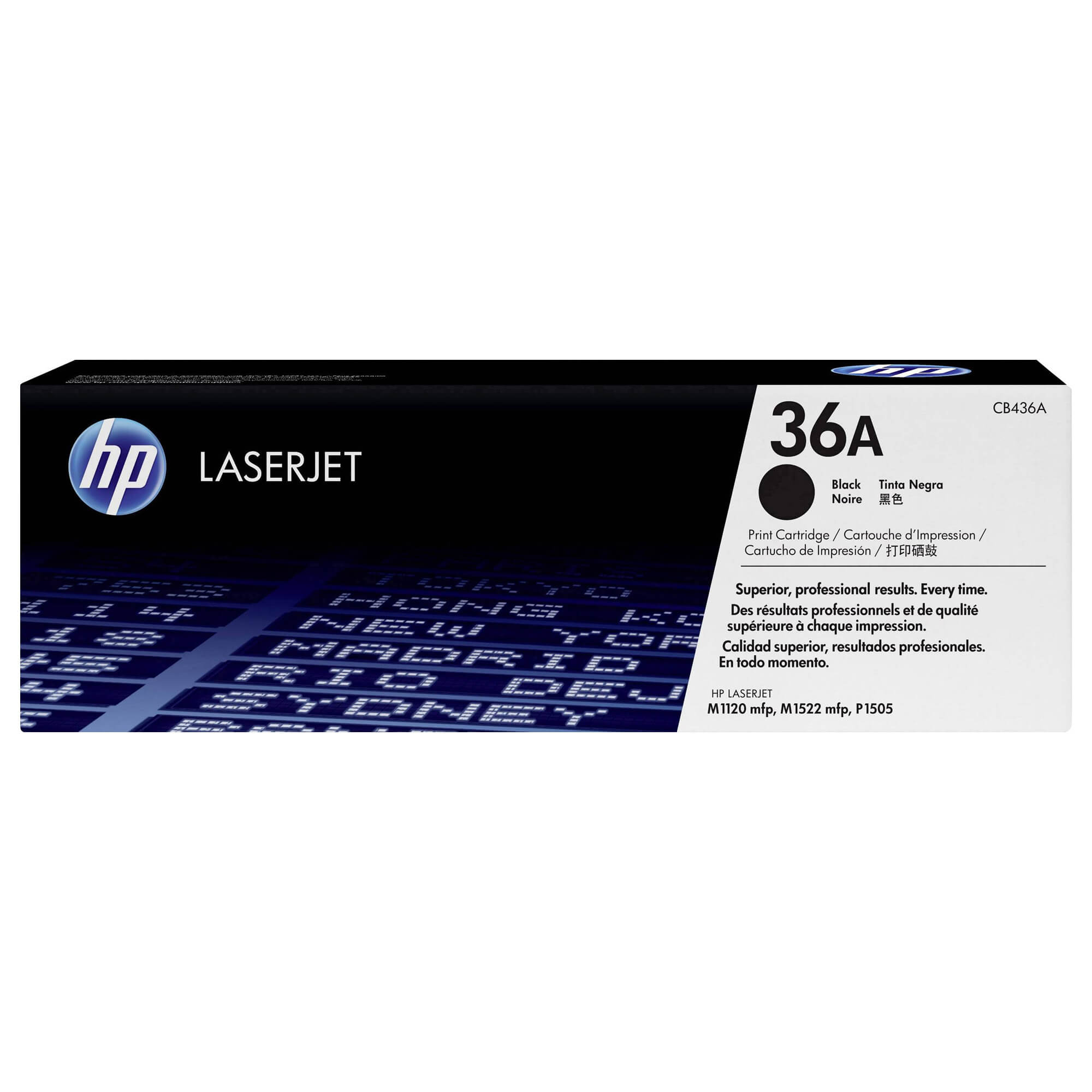 Toner HP CB436A 36A LaserJet P1505 Negro 2.000 Paginas.