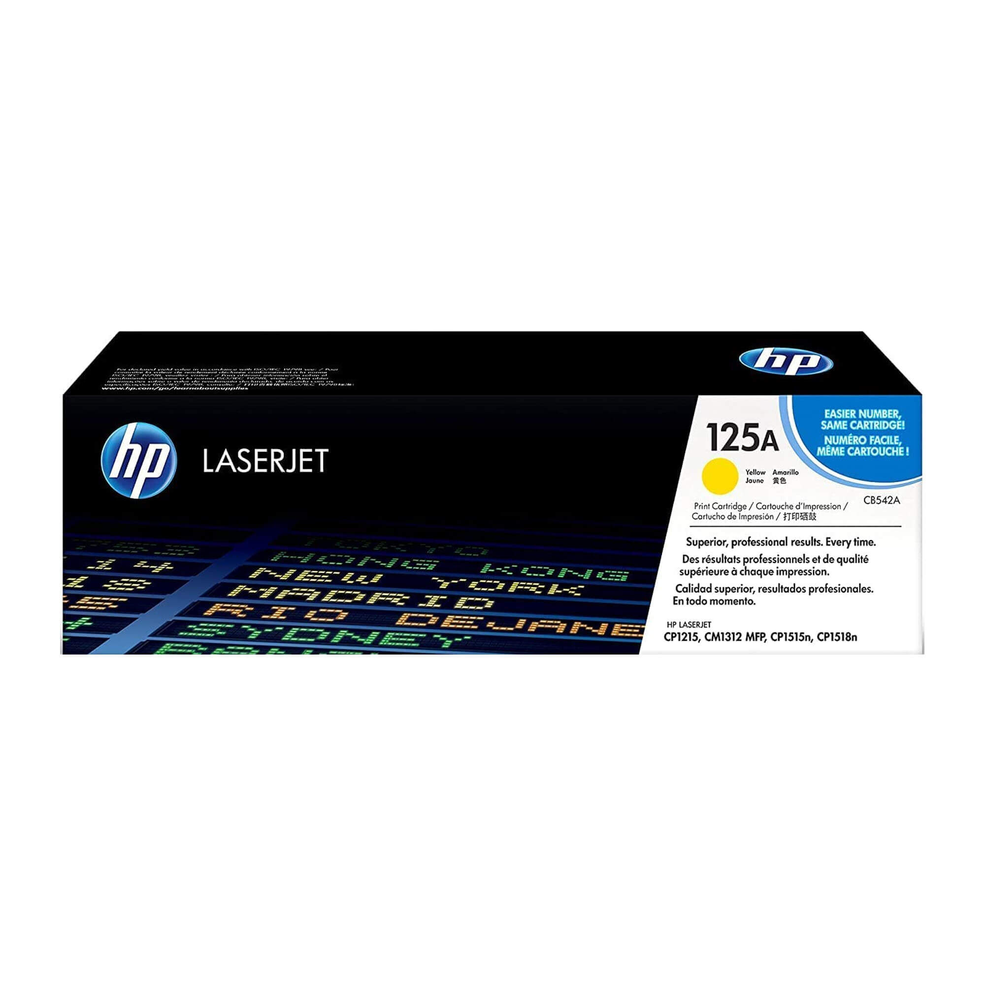 Toner HP CB542A 125A LaserJet 1214N Yellow  1.400 Paginas.