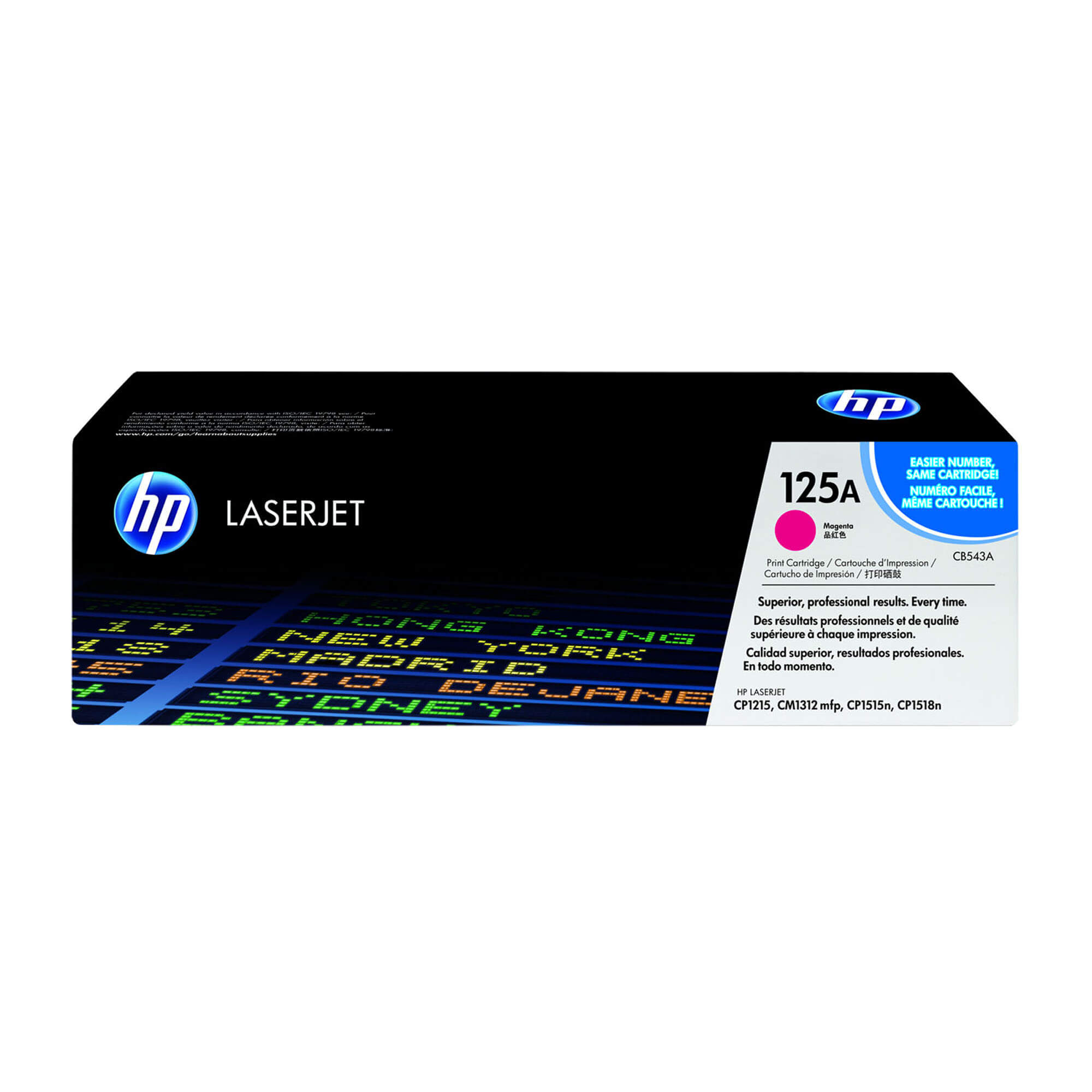 Toner HP CB543A 125A LaserJet 1214N Magenta 1.400 Paginas.