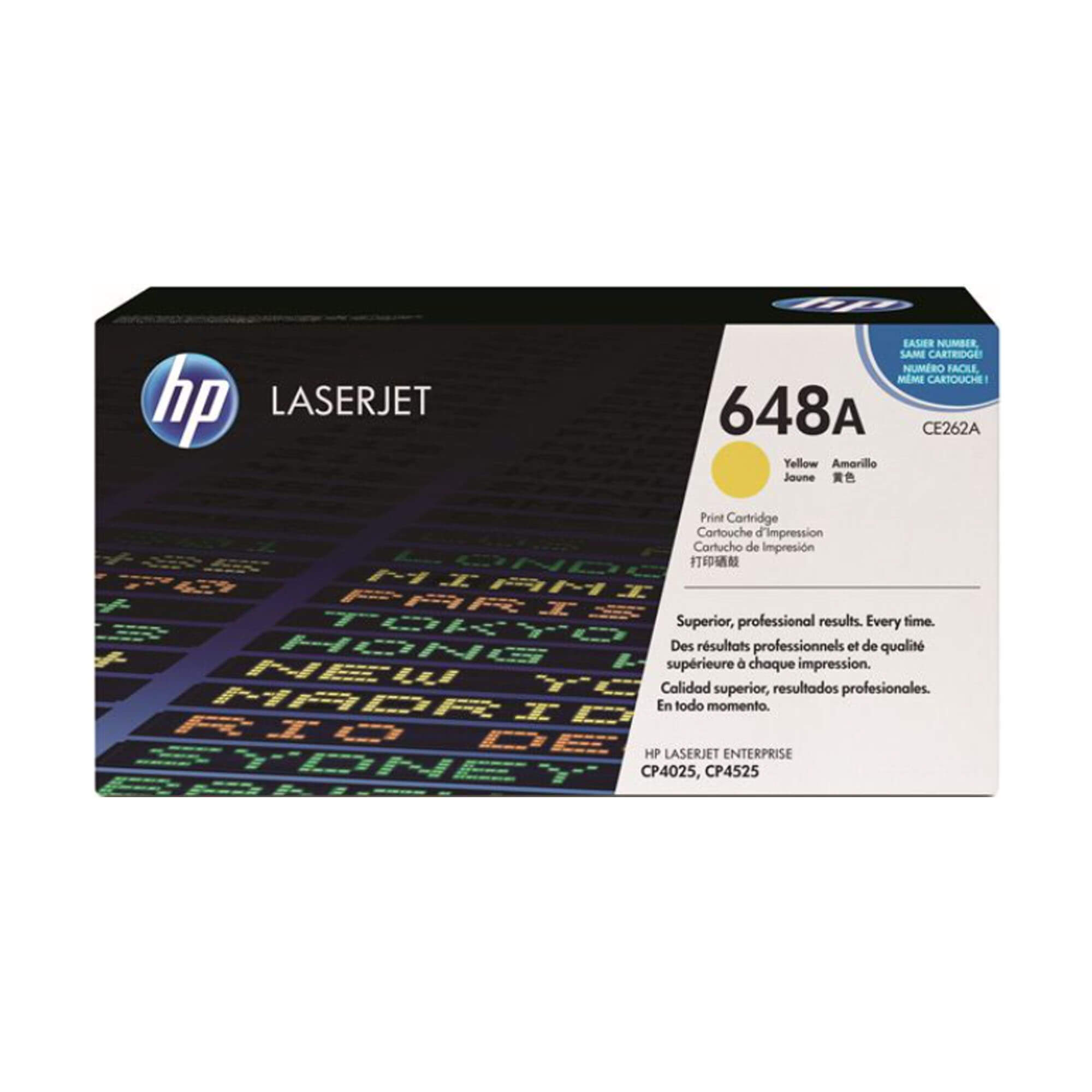 Toner HP CE262A 648A LaserJet CP4525 Yellow 11.000 Paginas.