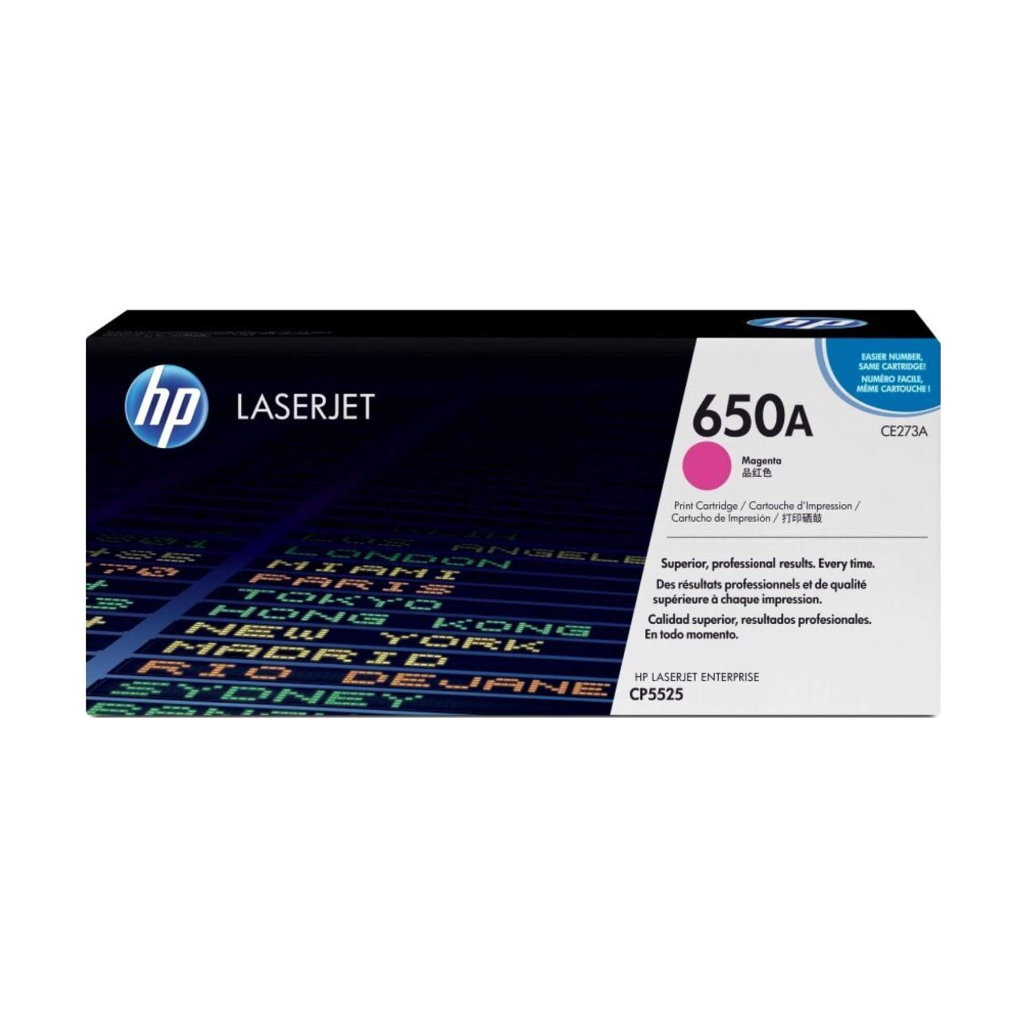 Toner HP CE273A 650A LaserJet CP5525 Magenta 15.000 Paginas.