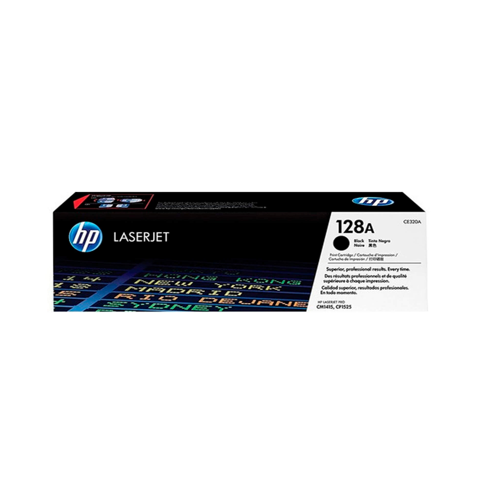Toner HP CE320A 128A LaserJet CM1415 Negro 2.1000 Paginas.