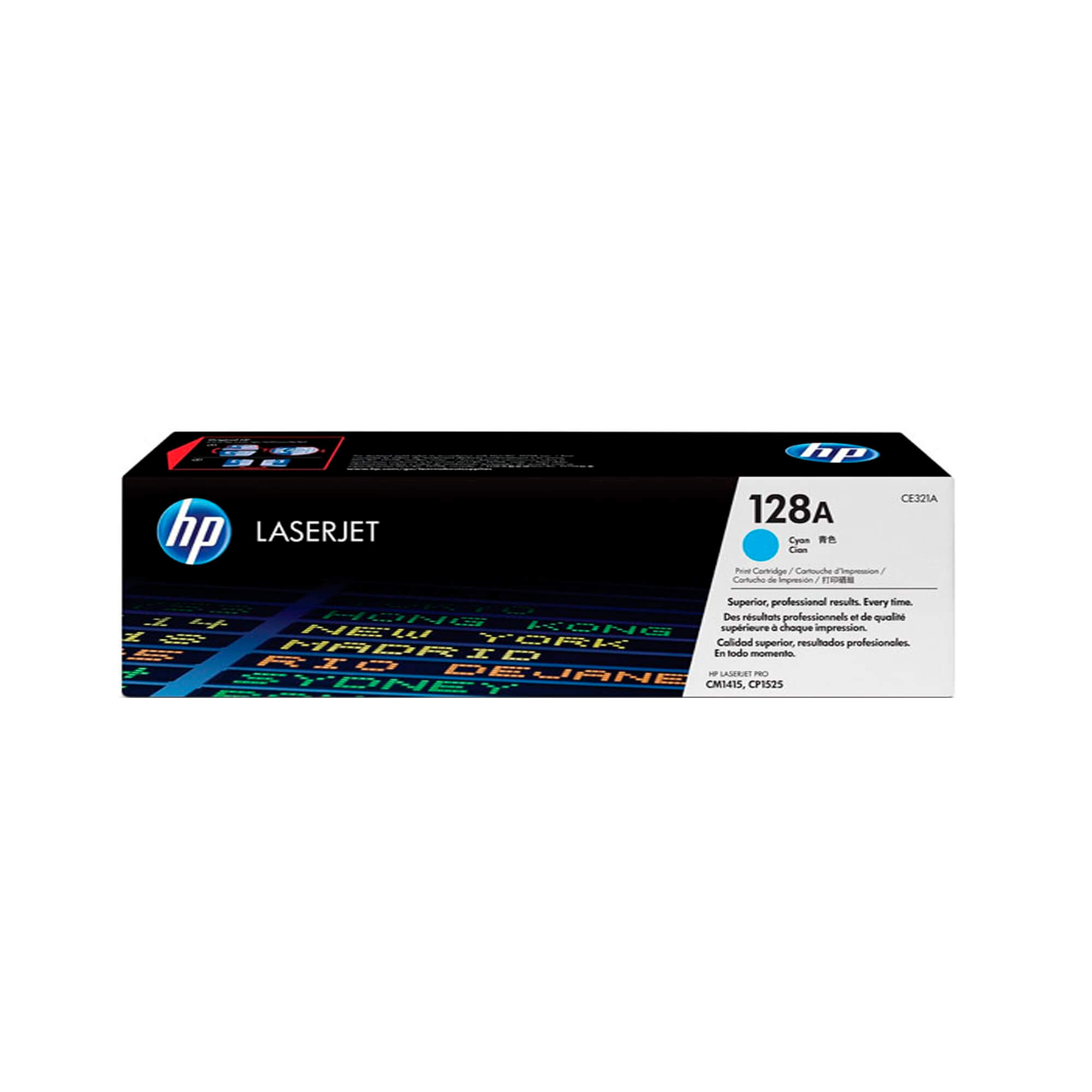 Toner HP CE321A 128A LaserJet CM1415 Cyan 1.300 Paginas.