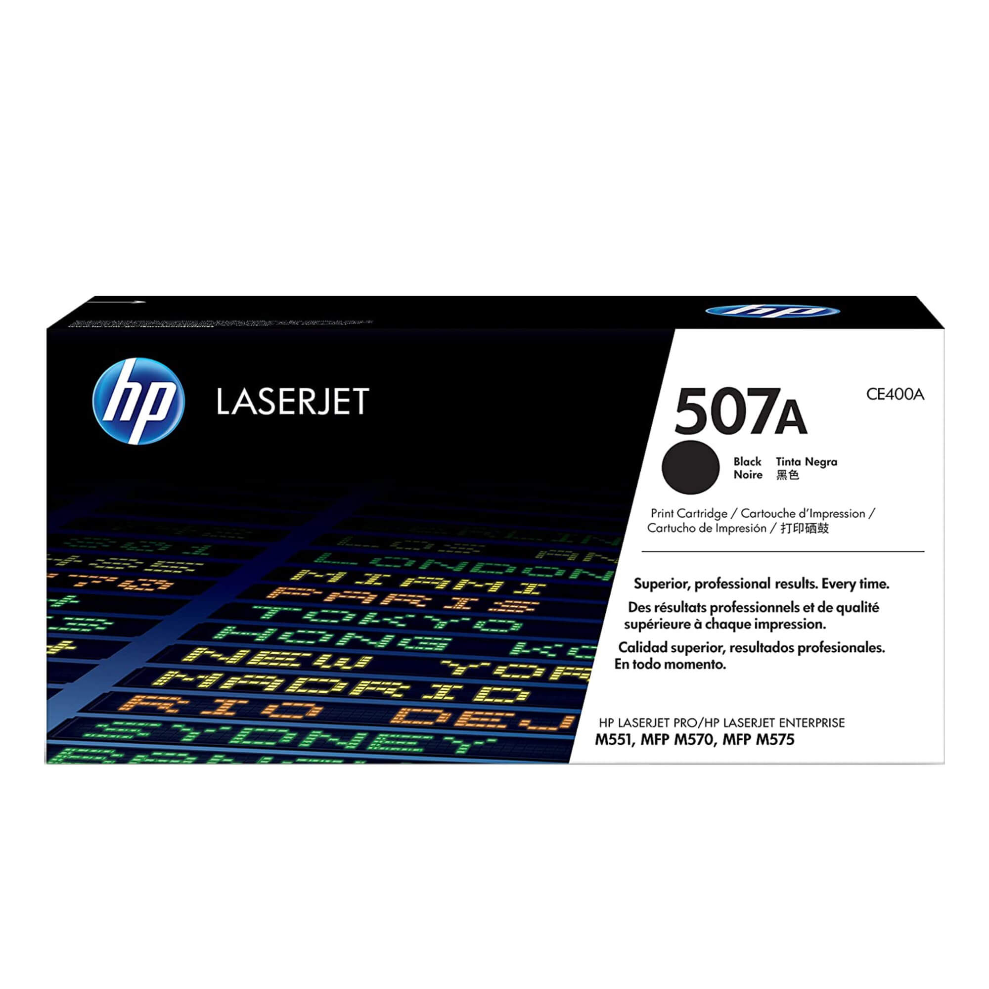 Toner HP CE400A 507A LaserJet M551 Negro 5.500 Paginas.