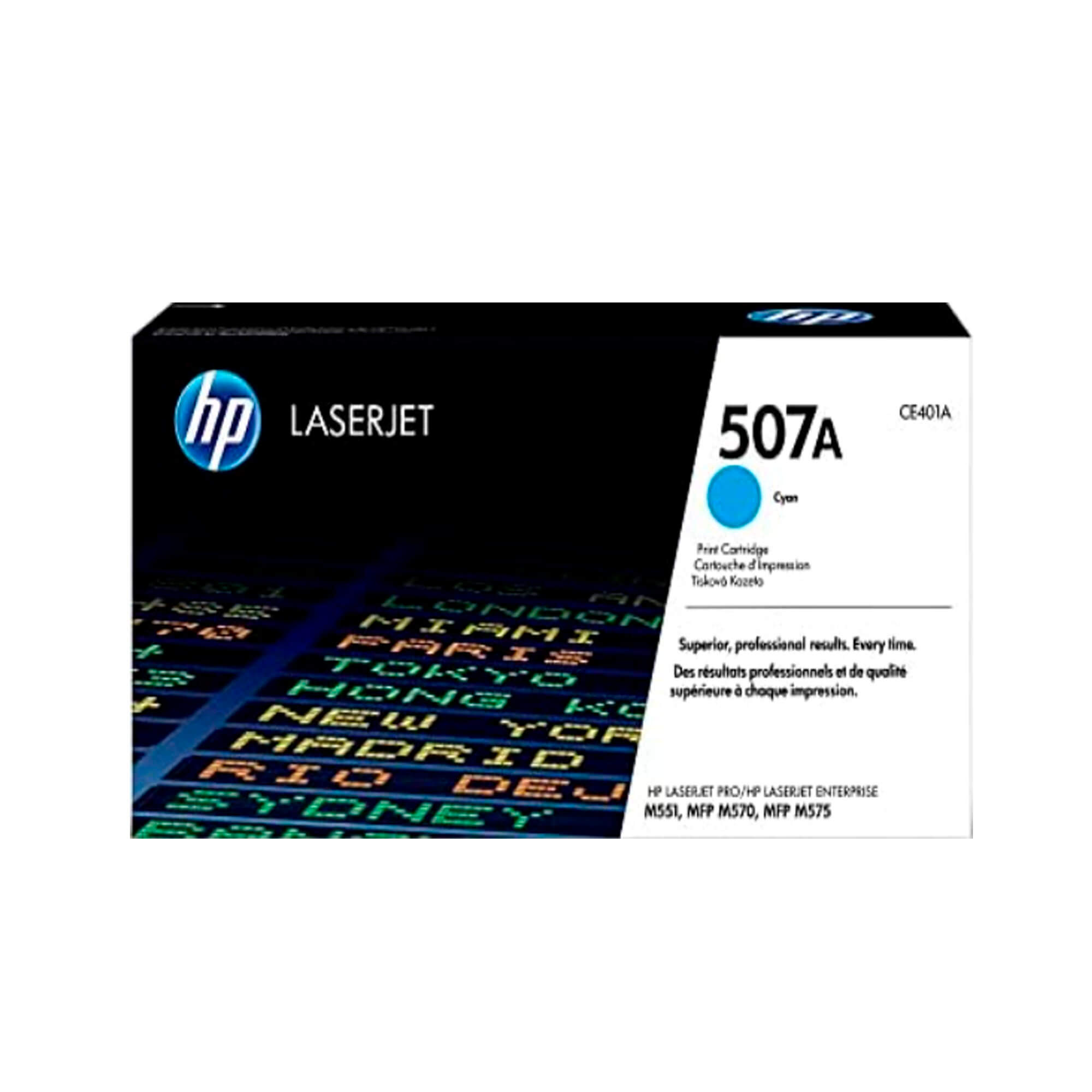 Toner HP CE401A 507A LaserJet M551 Cyan 6.000 Paginas.
