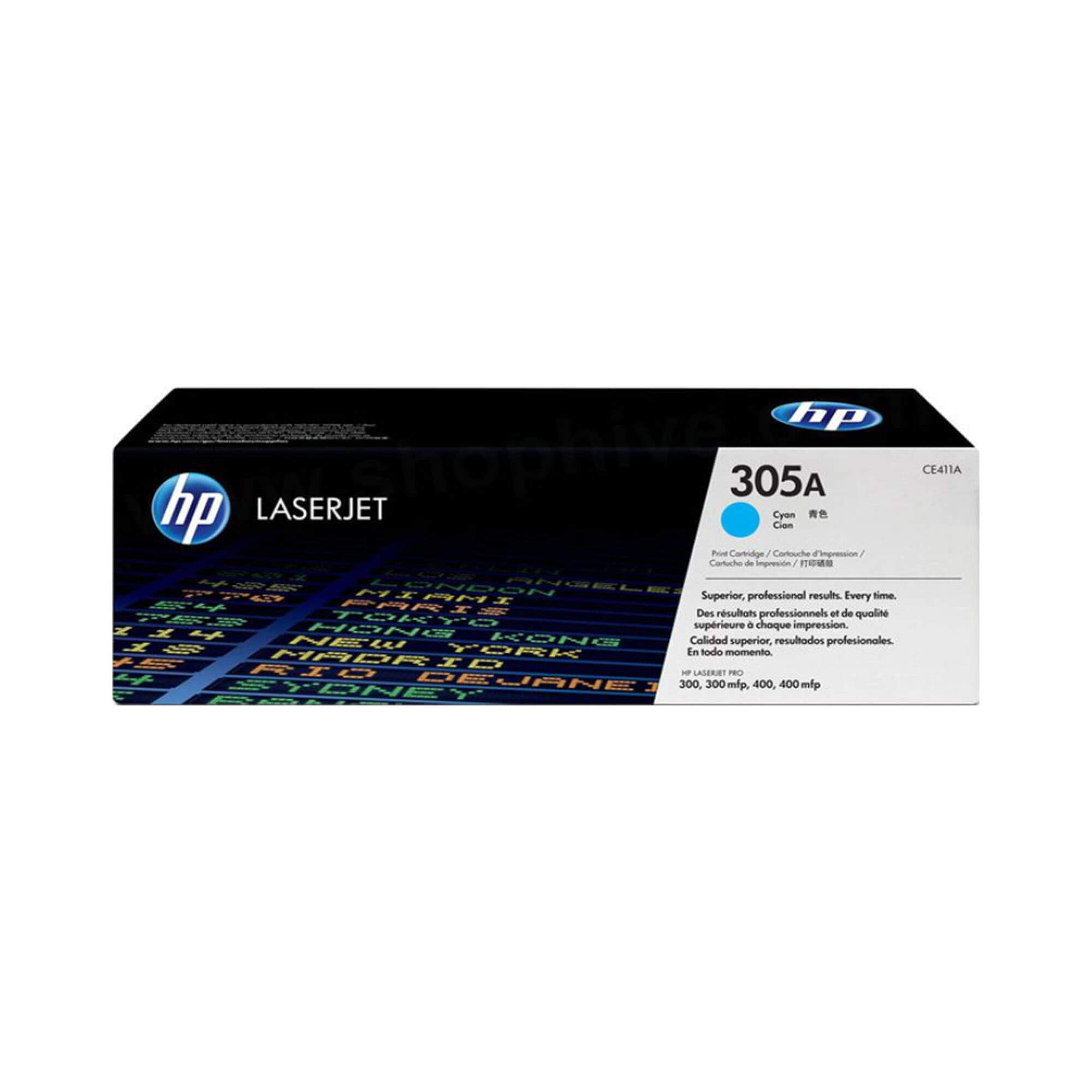 Toner HP CE411A 305A LaserJet Pro 400 Cyan 2.600 Paginas.