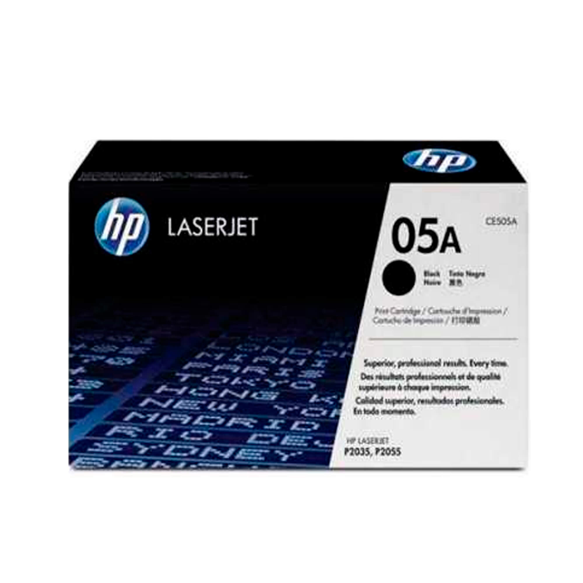 Toner HP CE505A 05A LaserJet P2035 Negro 2.300 Paginas.