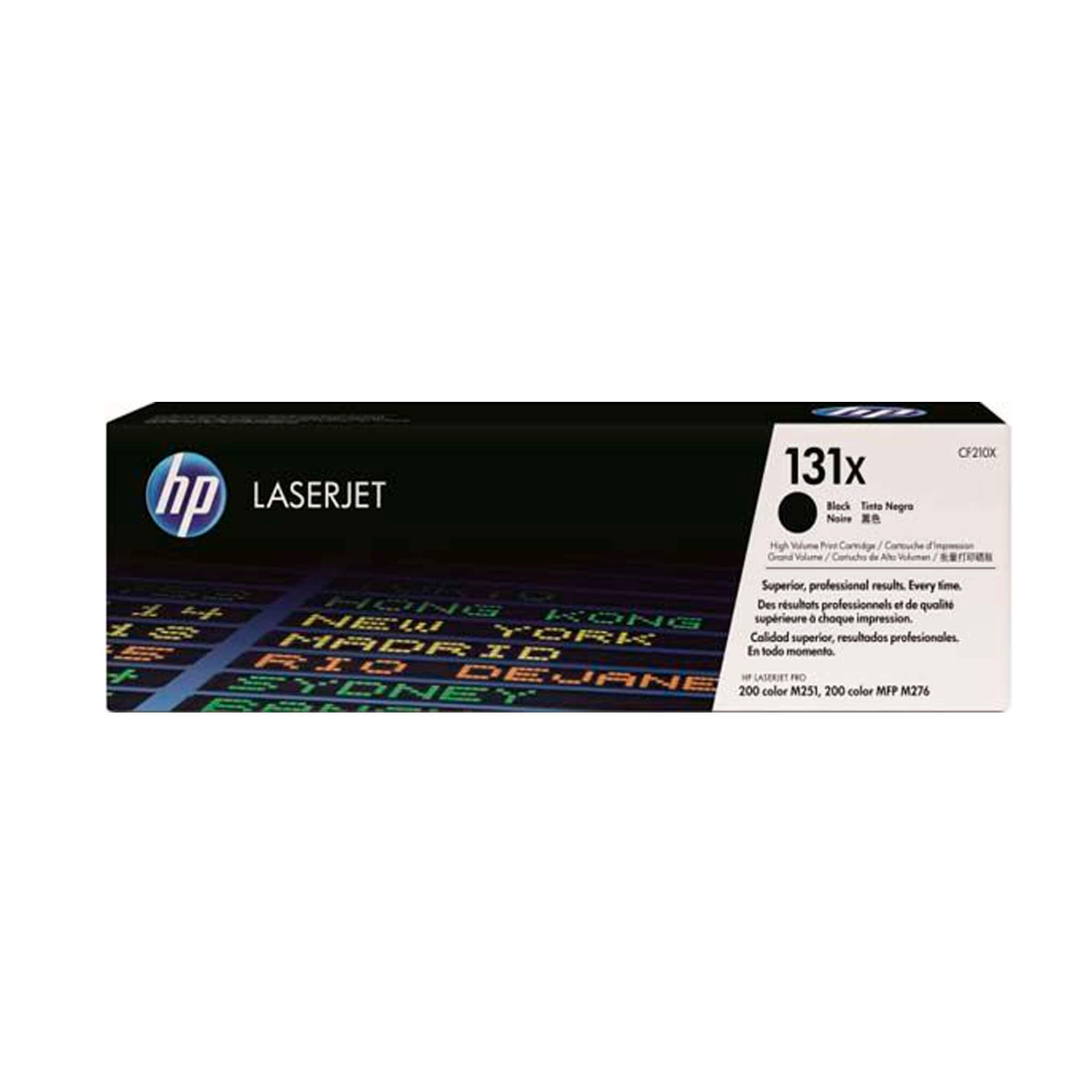 Toner HP CF210X 131X LaserJet M251 Negro 2.400 Paginas.
