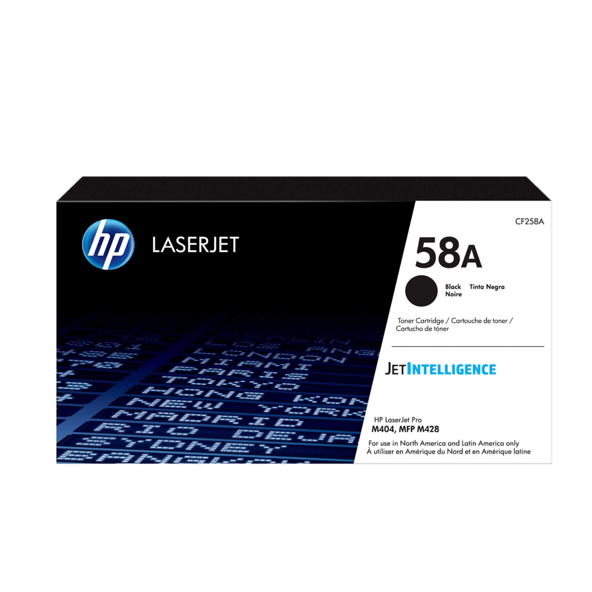 Toner HP CF258A 58A  LaserJet M404 Negro 3.000 Paginas.