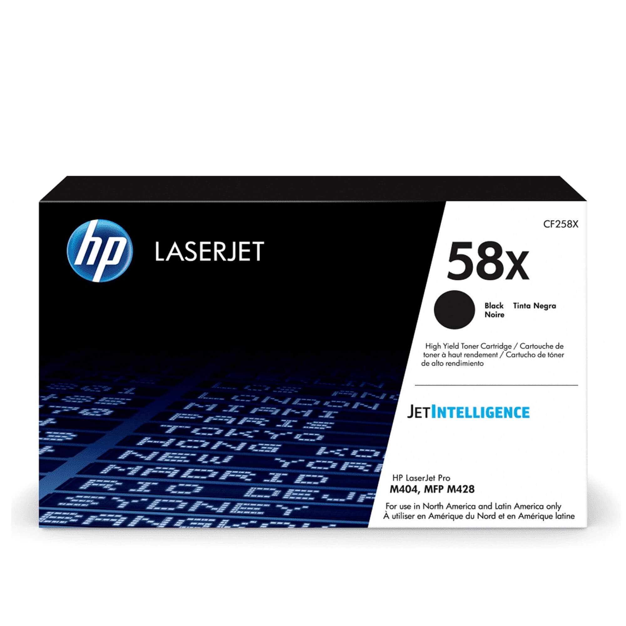 Toner HP CF258X 58X  LaserJet M404 Negro 10.000 Paginas.