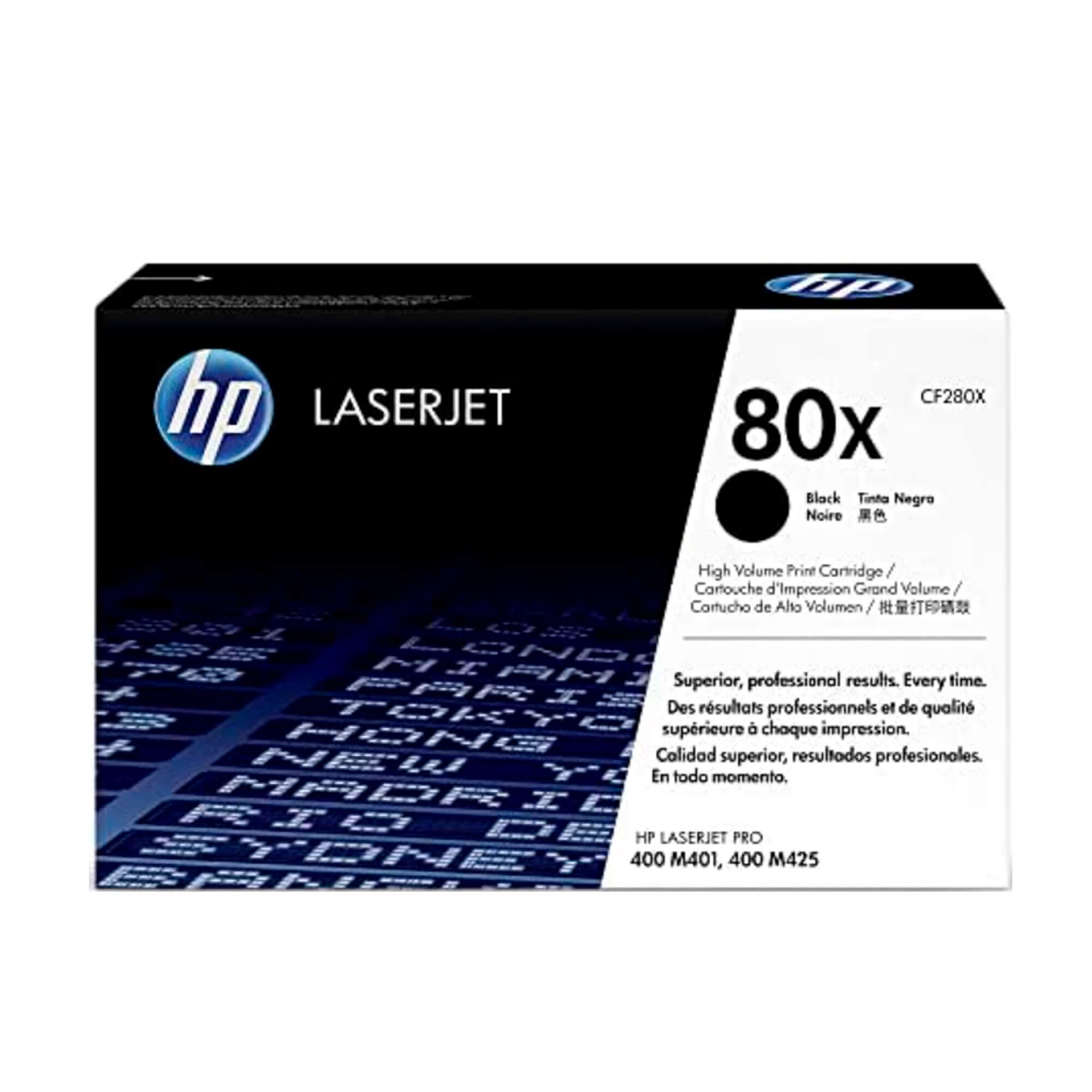 Toner HP CF280X 80X LaserJet M401 Negro 6.900 Paginas.