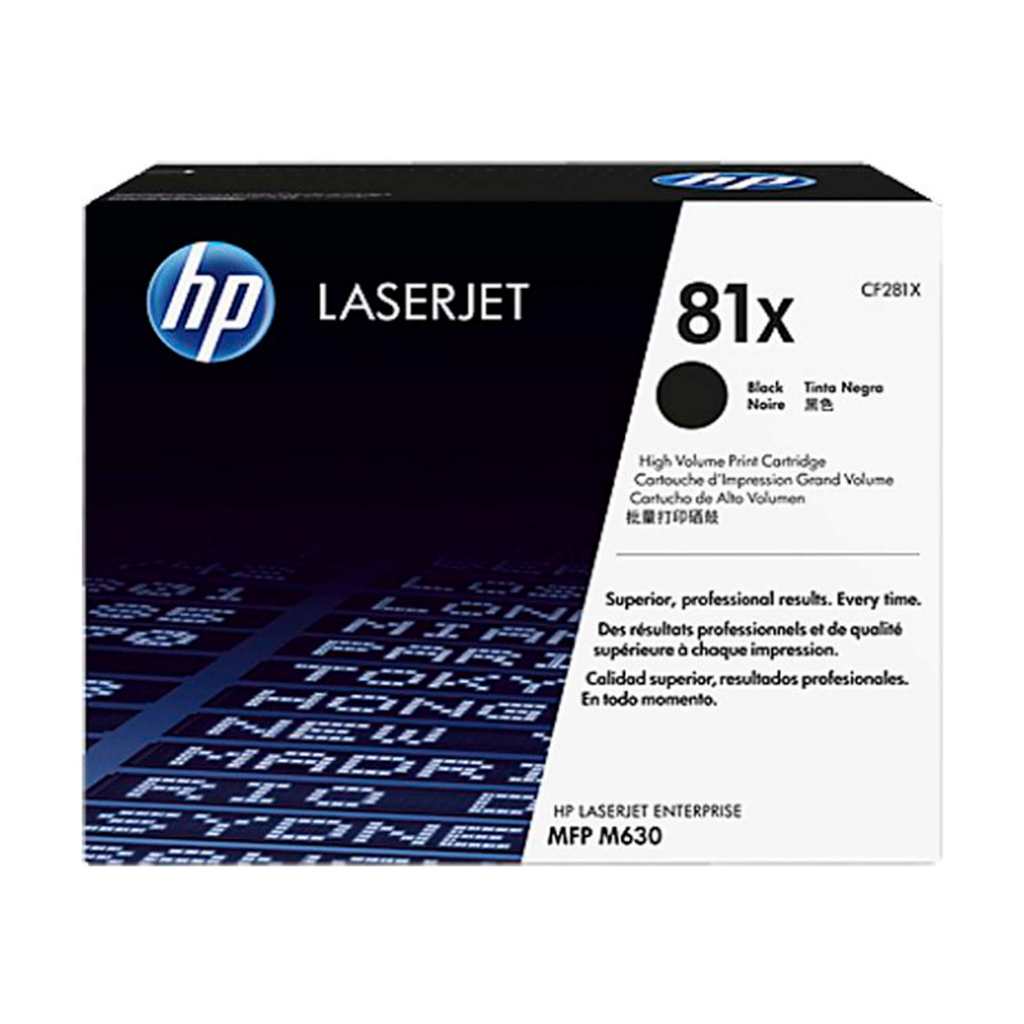 Toner HP CF281X 81X LaserJet M630 Negro 25.000 Paginas.