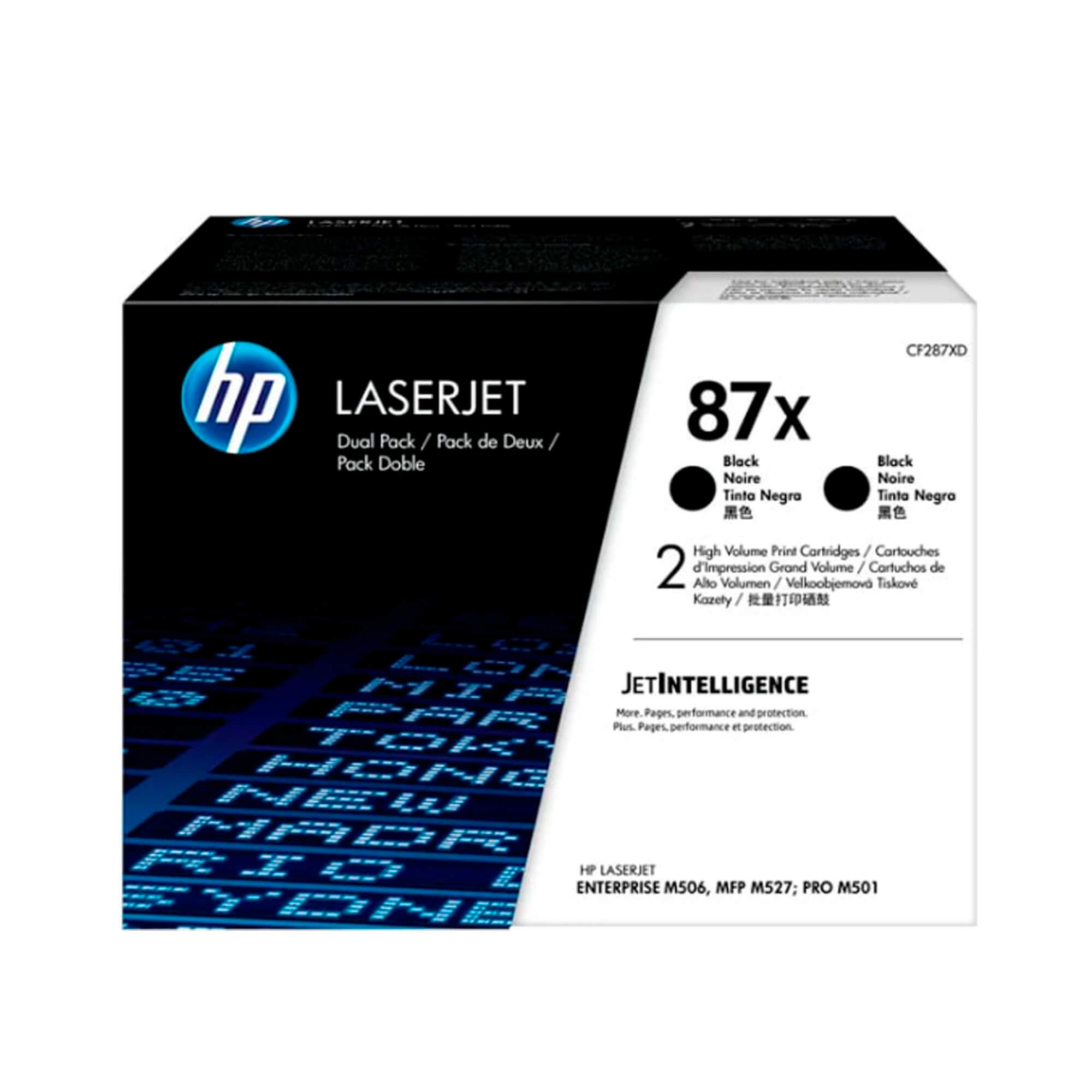 TONER HP CF287XD 87XD LaserJet E. M506 NEGRO 36.000 PAGINAS