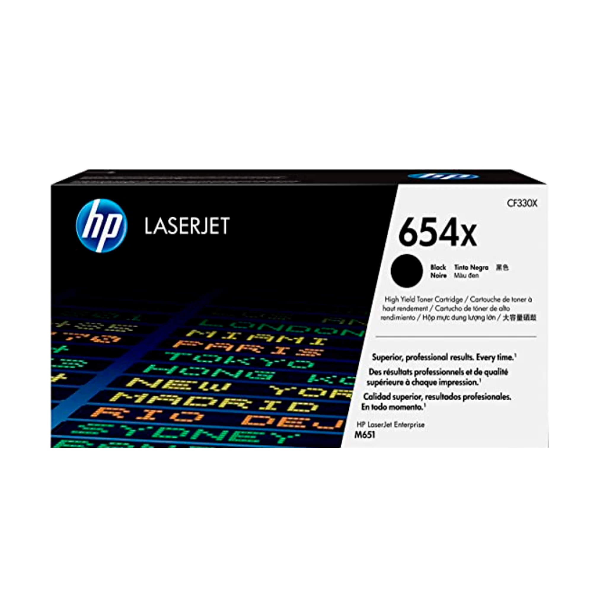 Toner HP CF330X 654X LaserJet M651 Negro 20.500 Paginas.
