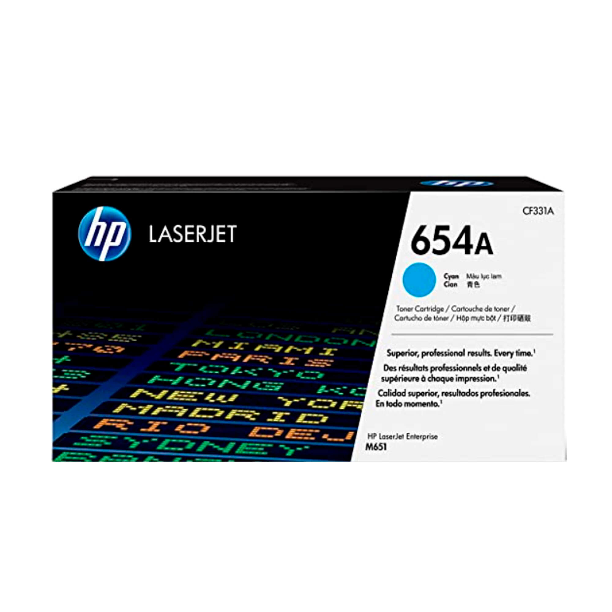 Toner HP CF331A 654A LaserJet M651 Cyan 15.000 Paginas.