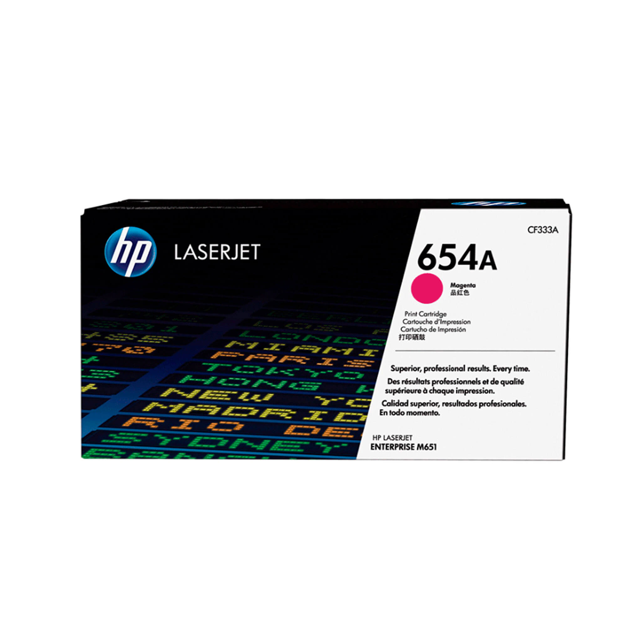 Toner HP CF333A 654A LaserJet M651 Magenta 15.000 Paginas.