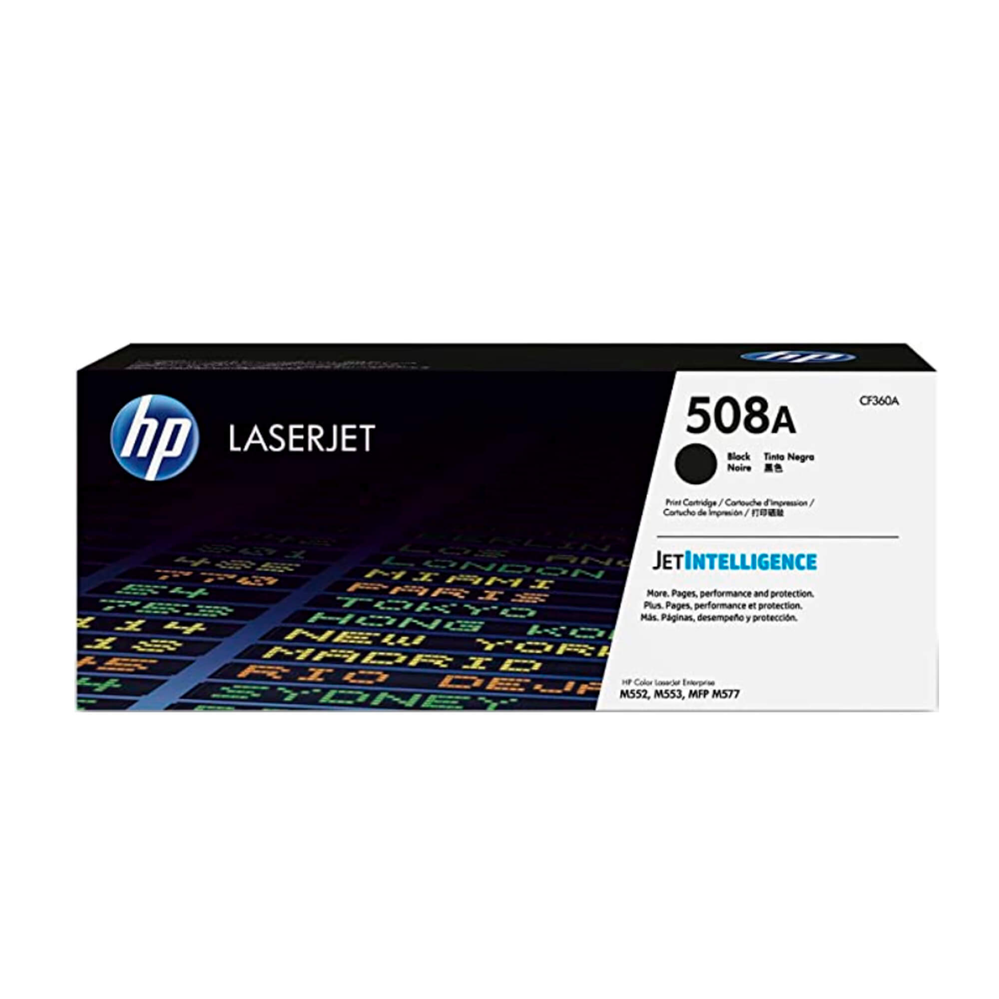 Toner HP CF360A 508A LaserJet M553 Negro 6.000 Paginas.
