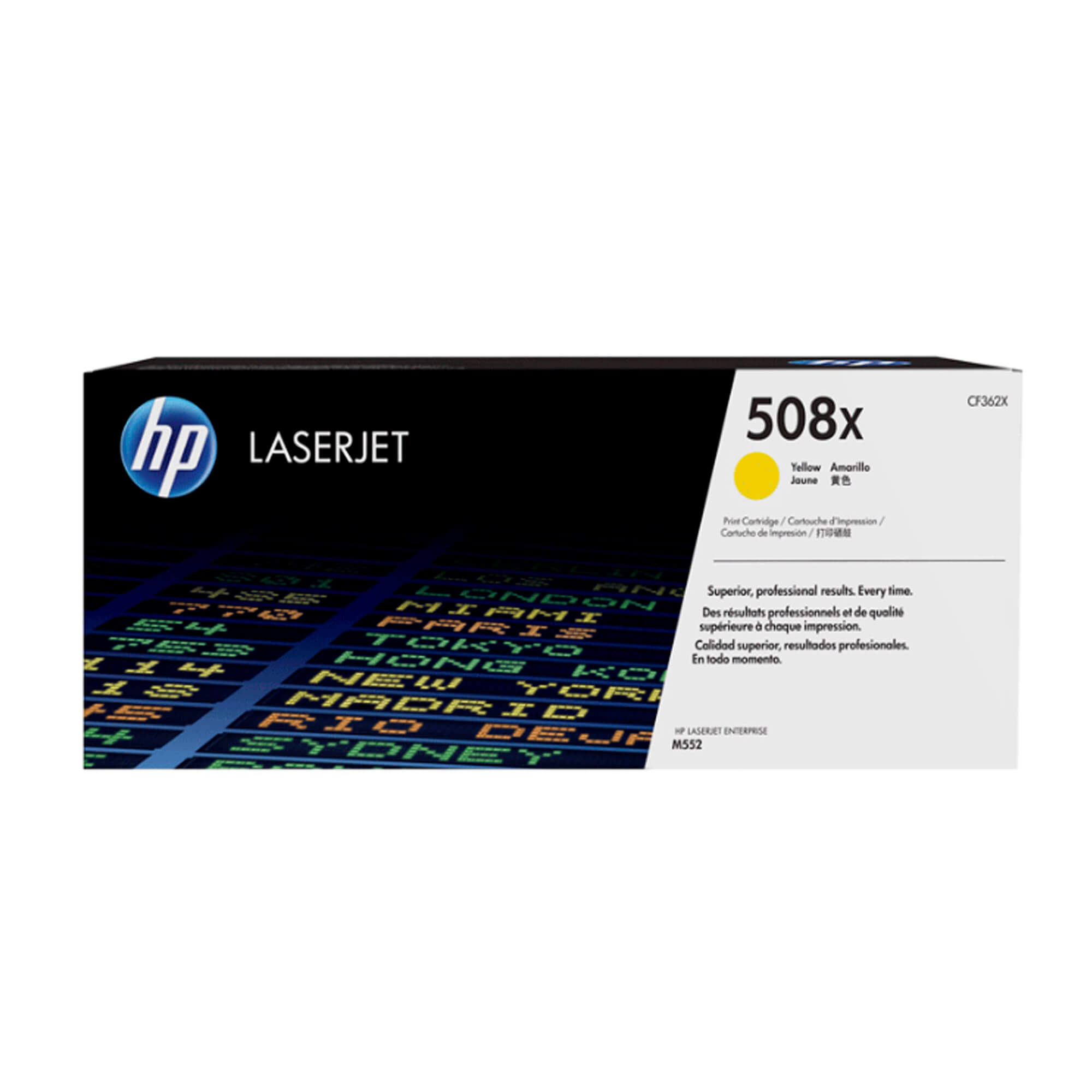 Toner HP CF362X 508X LaserJet M553 Yellow  9.500 Paginas.