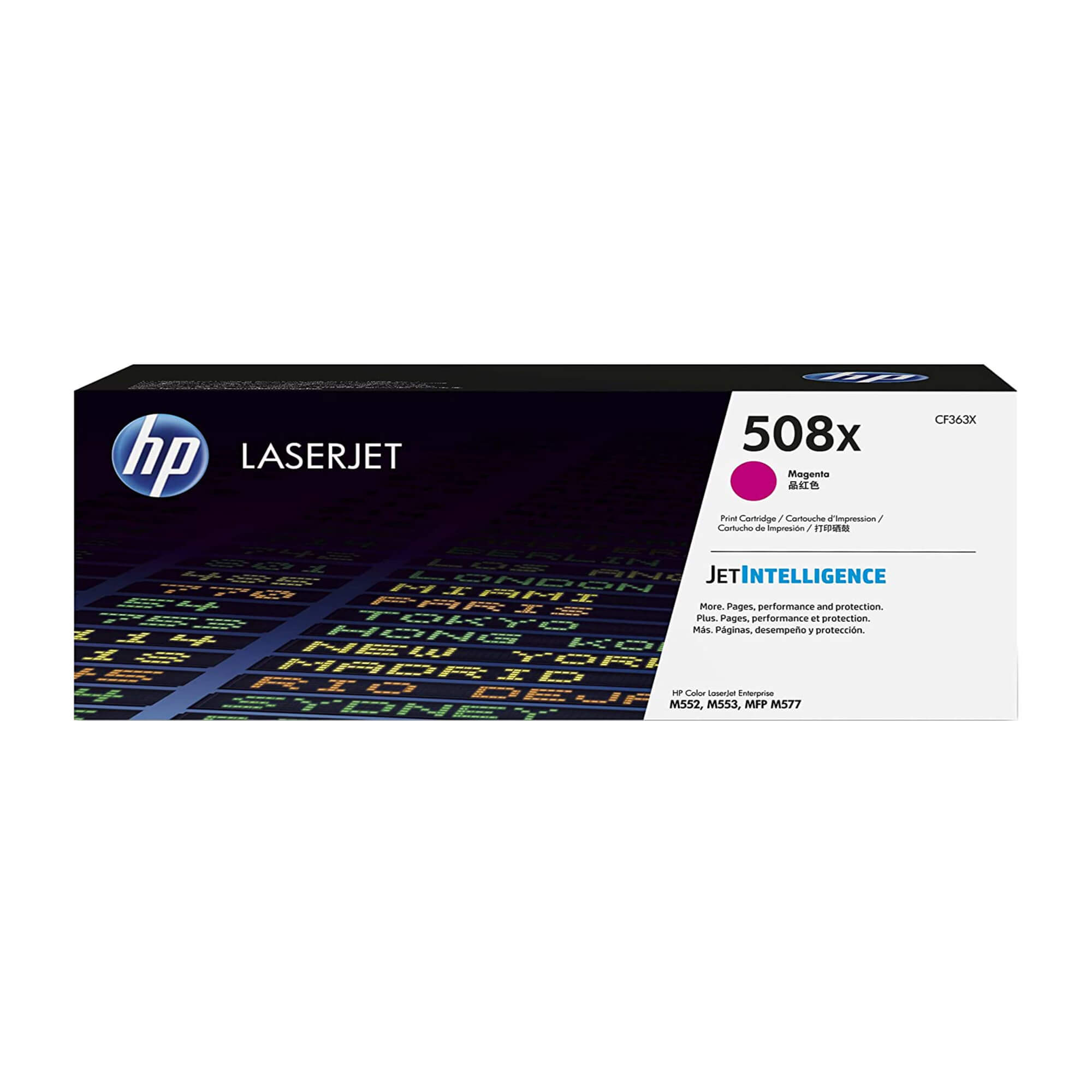 Toner HP CF363X 508X LaserJet M553 Magenta 9.500 Paginas.
