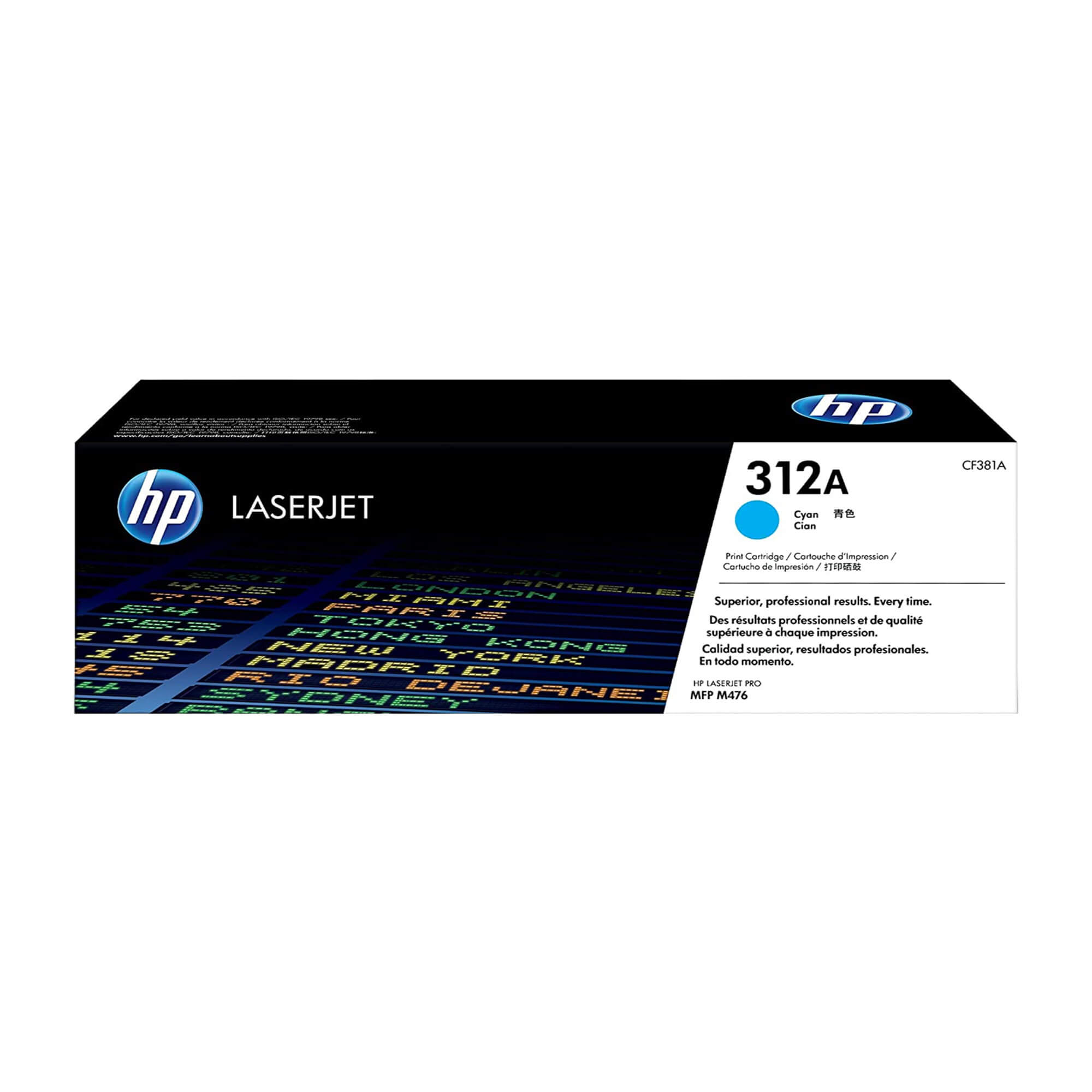 Toner HP CF381A 312A LaserJet M476 Cyan 2.700 Paginas.