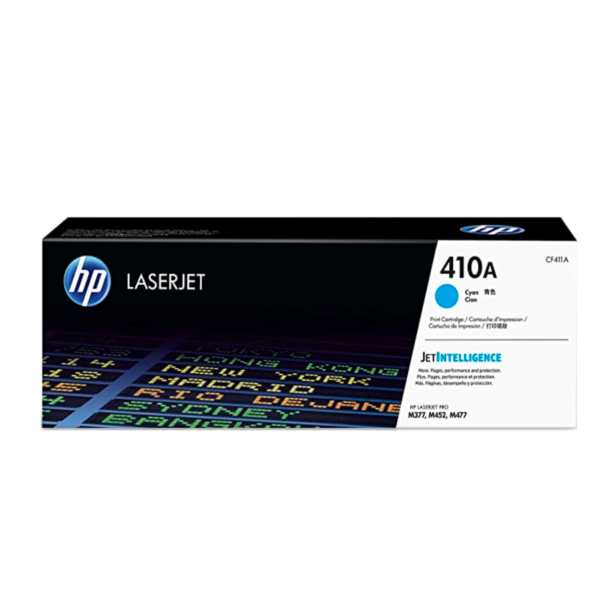 Toner HP CF411A 410A  LaserJet M477 Cyan 2.300 Paginas.
