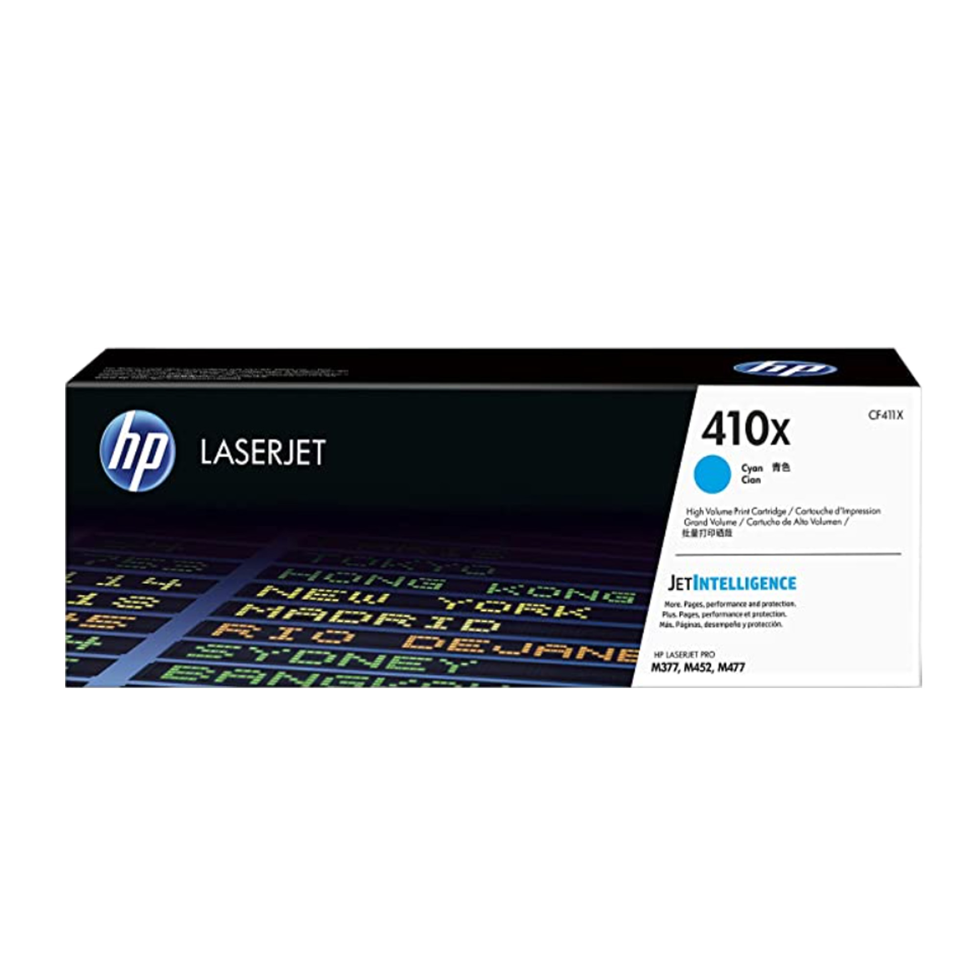 Toner HP CF411X 410X LaserJet M477 Cyan 5.000 Paginas.