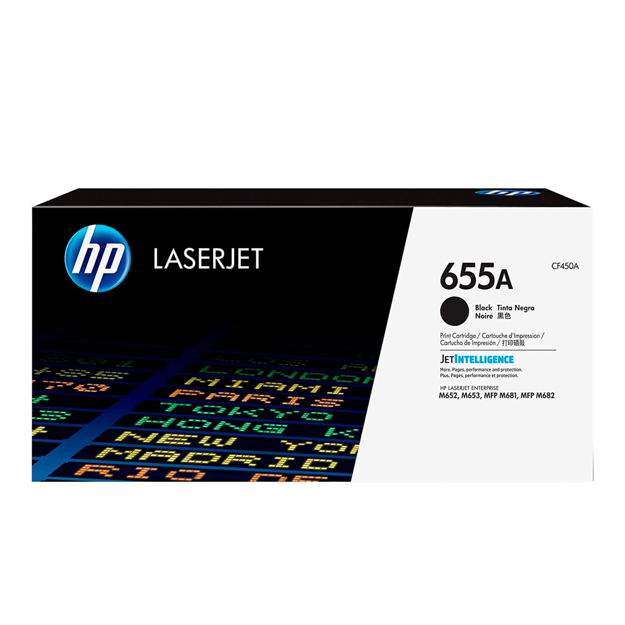 Toner HP CF450A 655A LaserJet M652 Negro 12.500 Paginas.