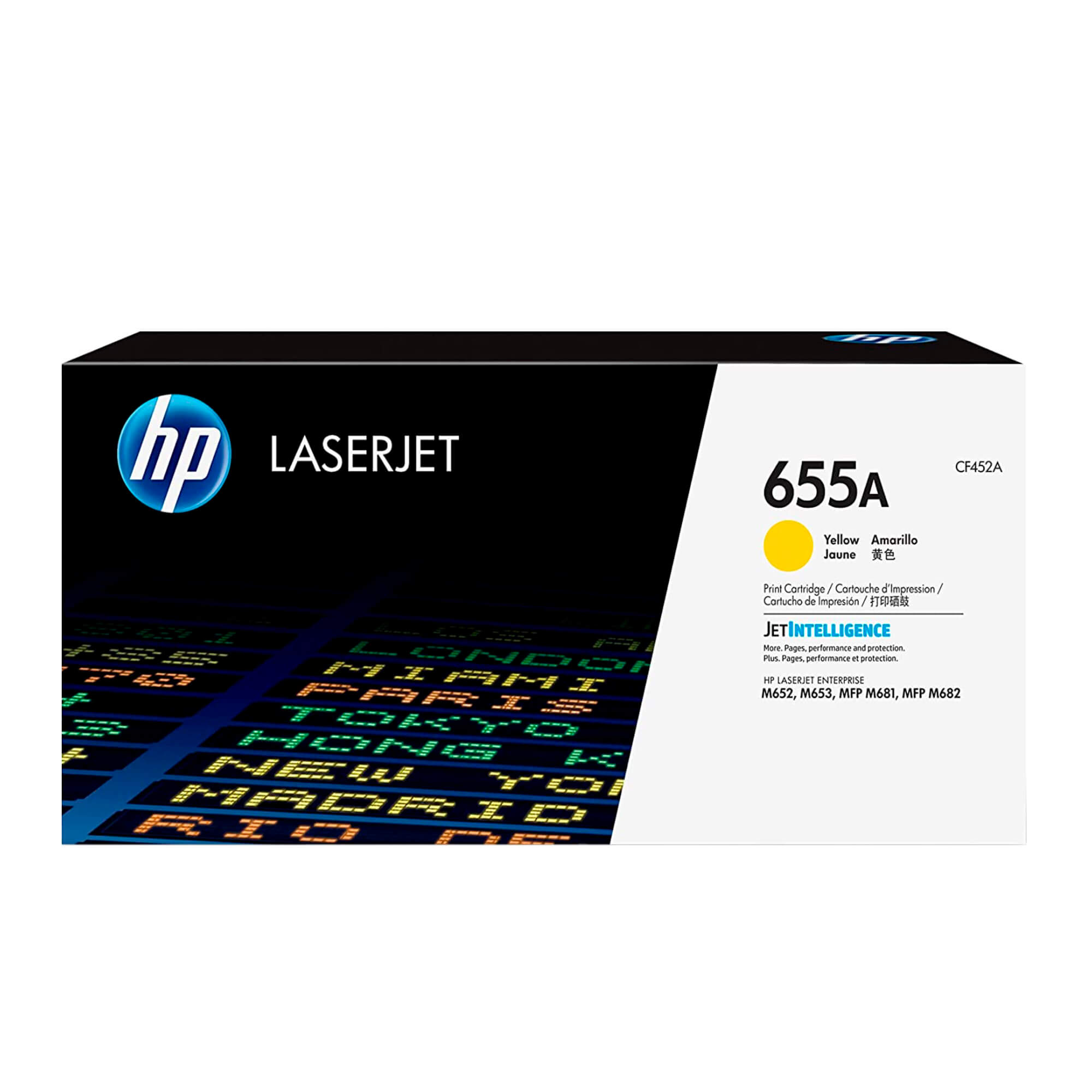 Toner HP CF452A 655A LaserJet M652 Yellow 10.500 Pagnias.