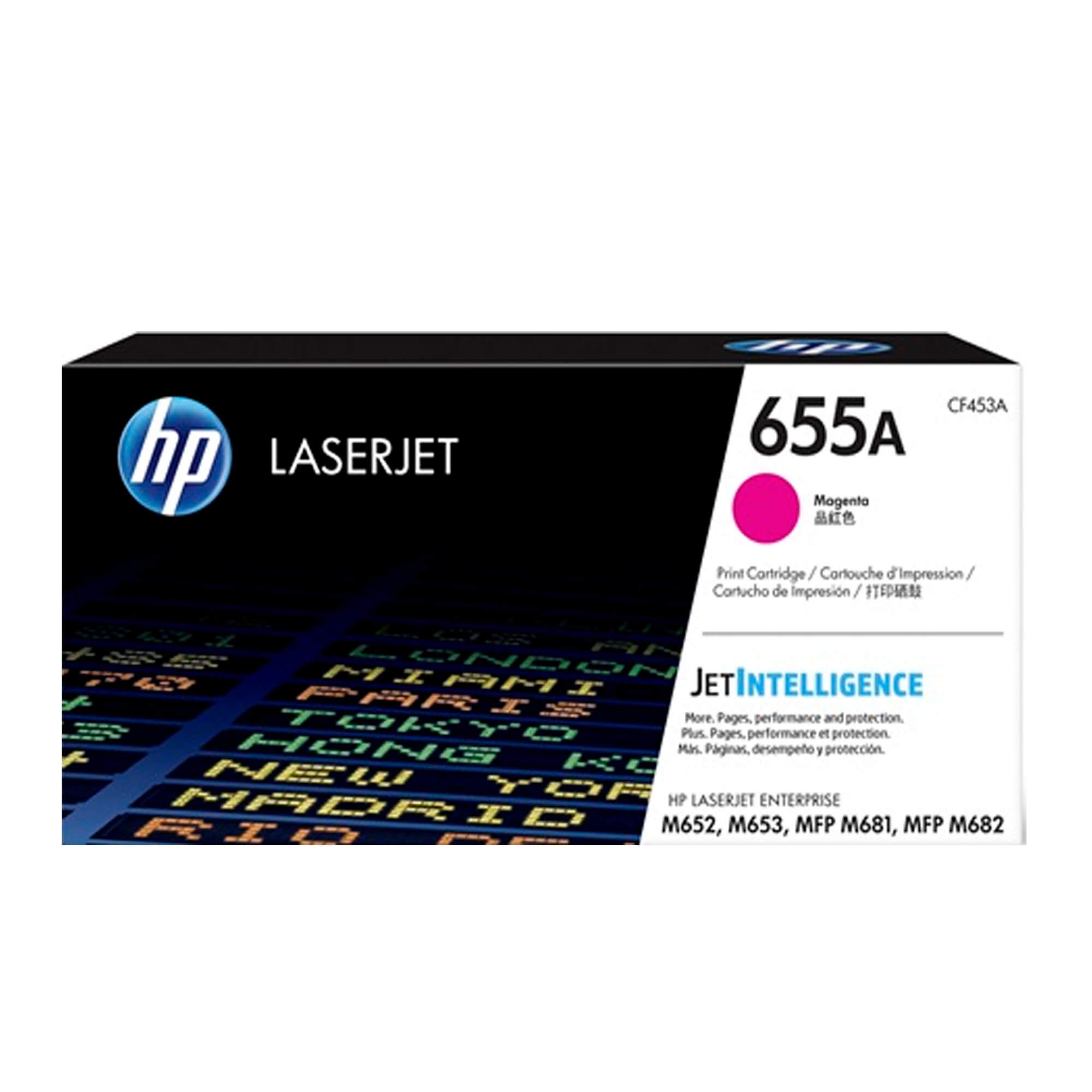 Toner HP CF453A 655A LaserJet M652 Magenta 10.500 Paginas.