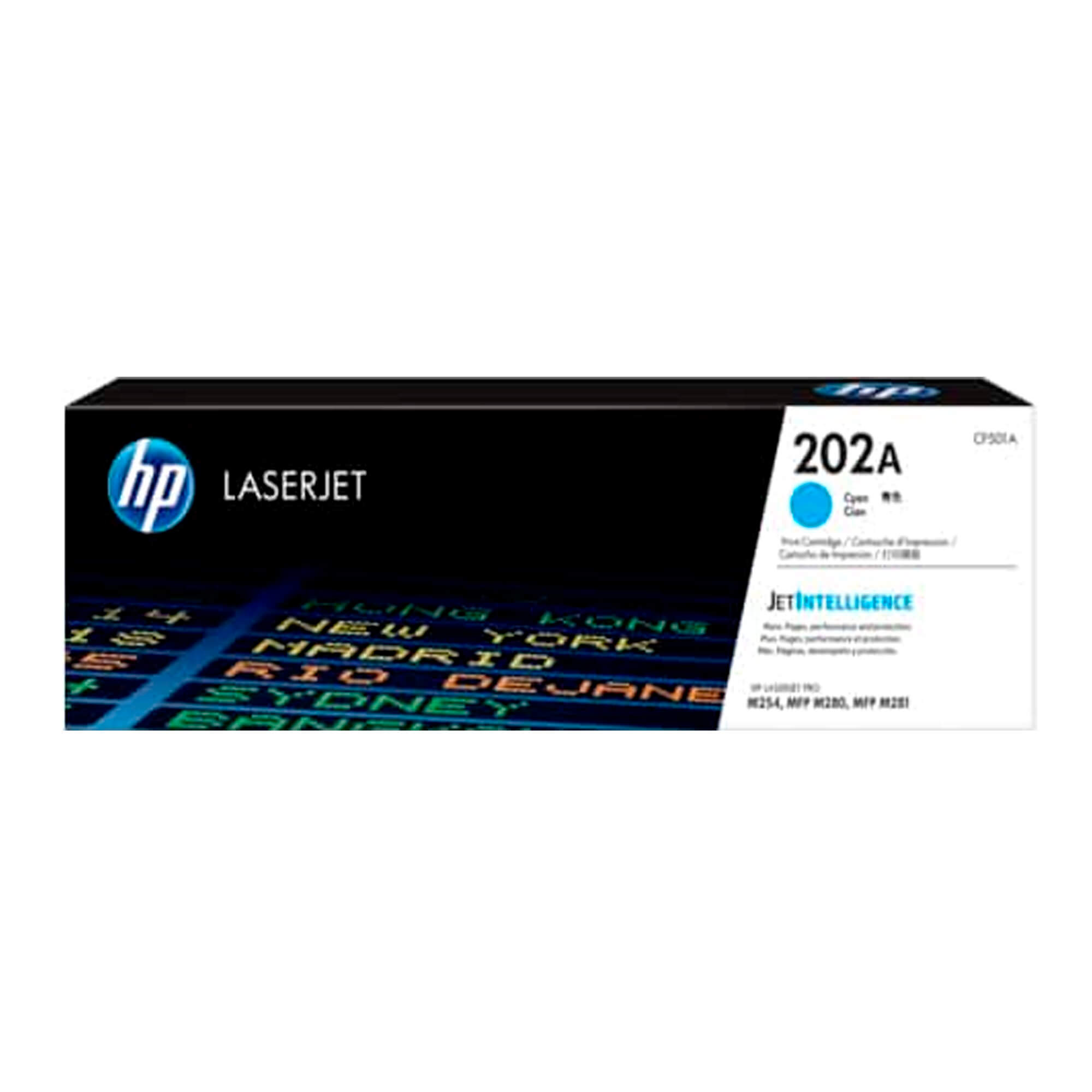 Toner HP CF501A 202A LaserJet Pro M254 Cyan 1.300 Paginas.