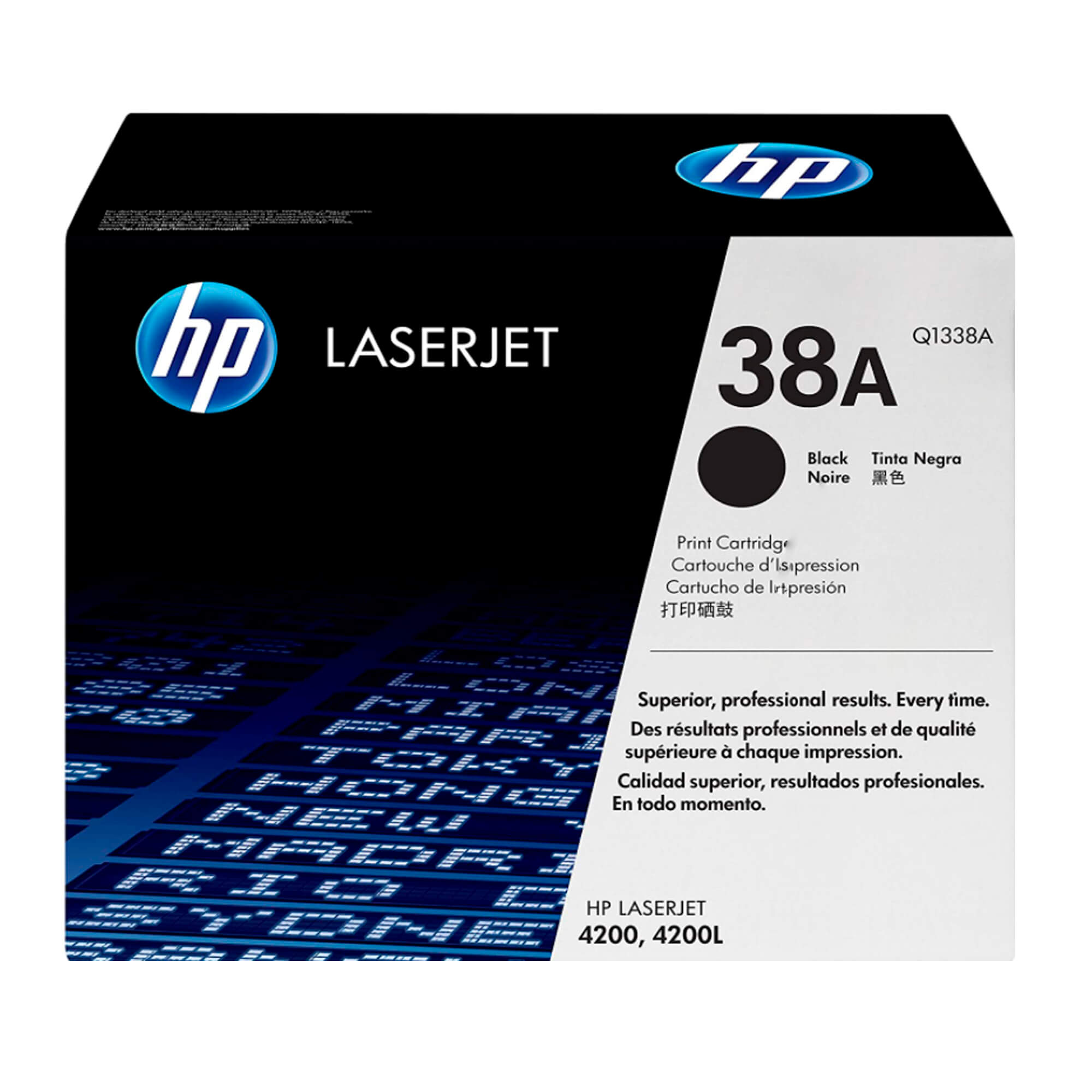 Toner HP Q1338A 38A LaserJet 4200 Negro 12.000 Paginas.
