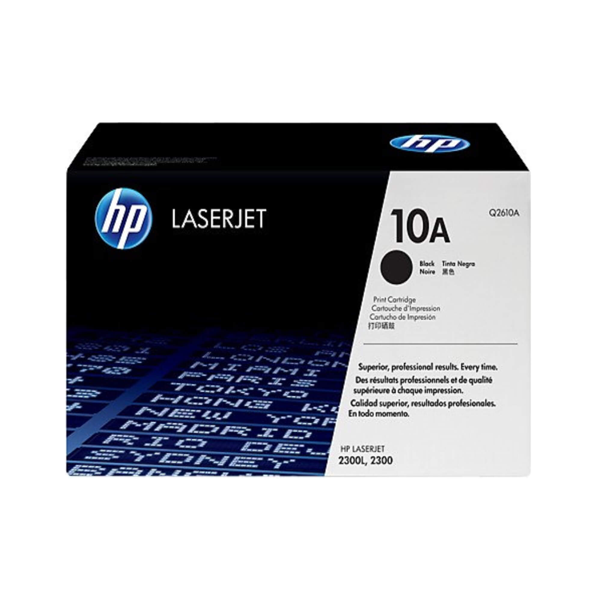 Toner HP Q2610A 10A LaserJet 2300 Negro 6.000 Paginas.