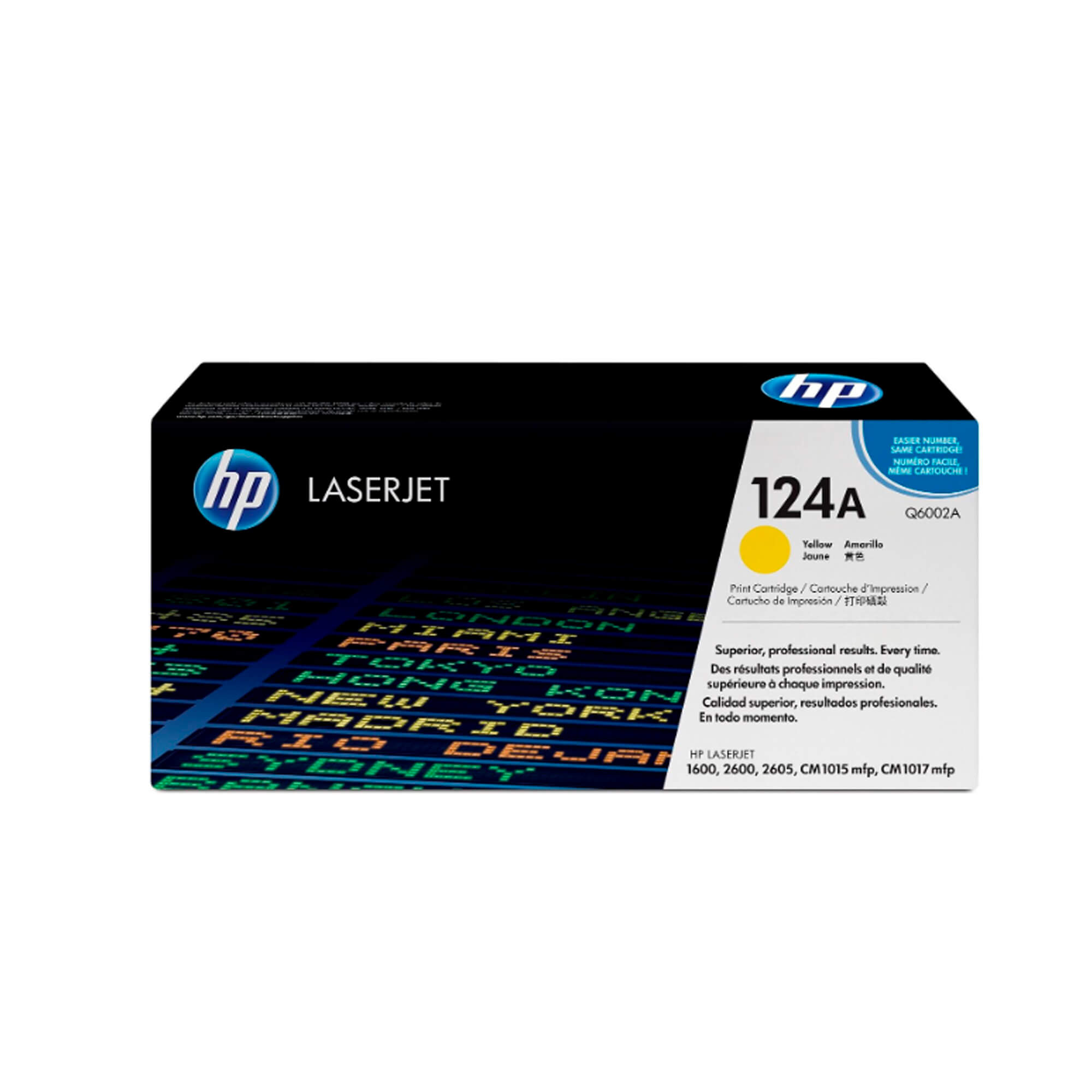 Toner HP Q6002A 124A LaserJet 2600N Yellow 2.000 Paginas.