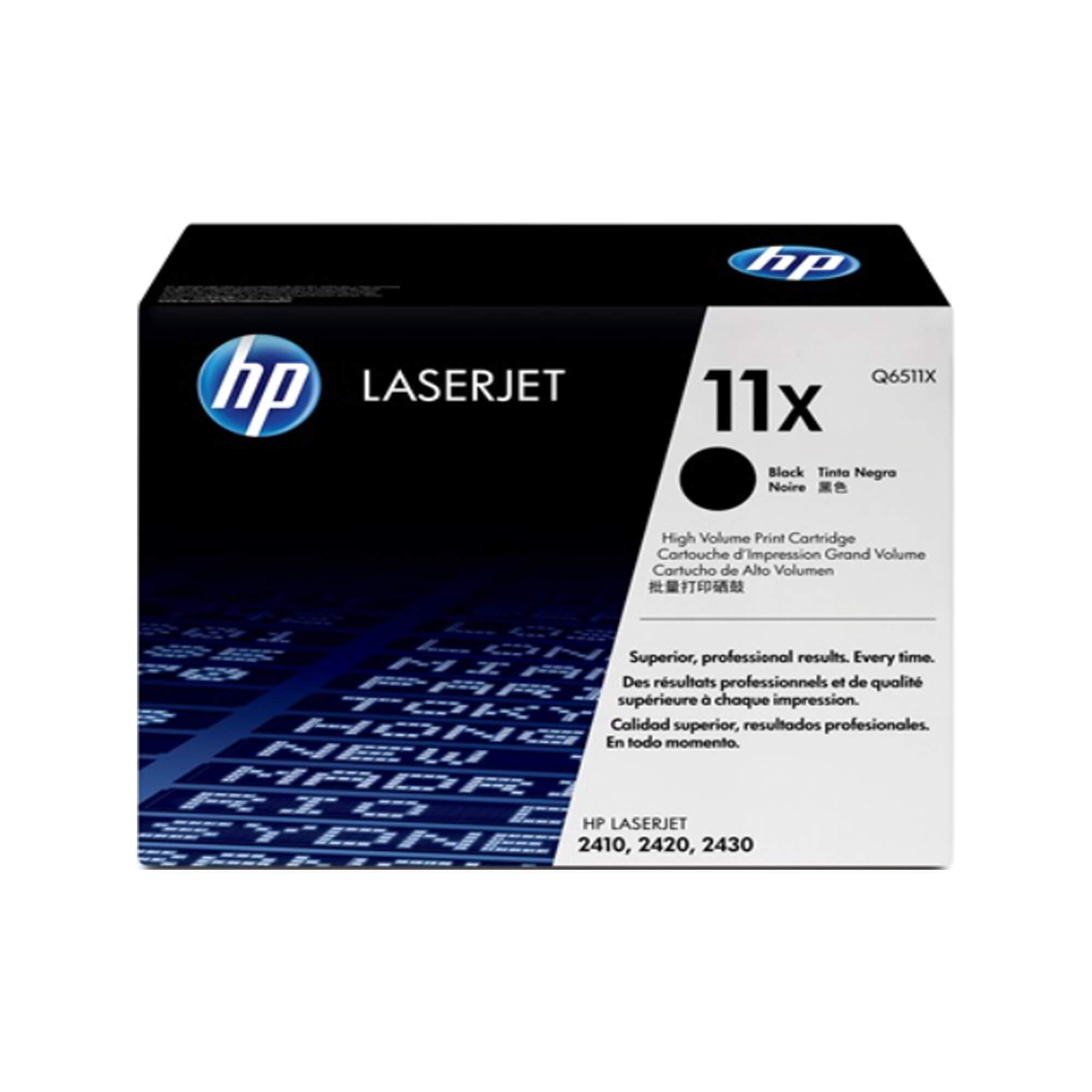 Toner HP Q6511X 11X LaserJet 2400DN Negro 12.000 Paginas.