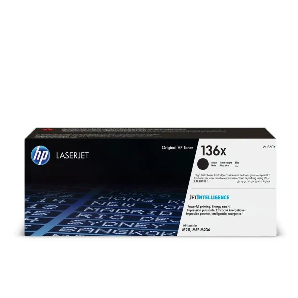 HP Toner W1360X (136X) LaserJet M211 Black 2,600 Paginas