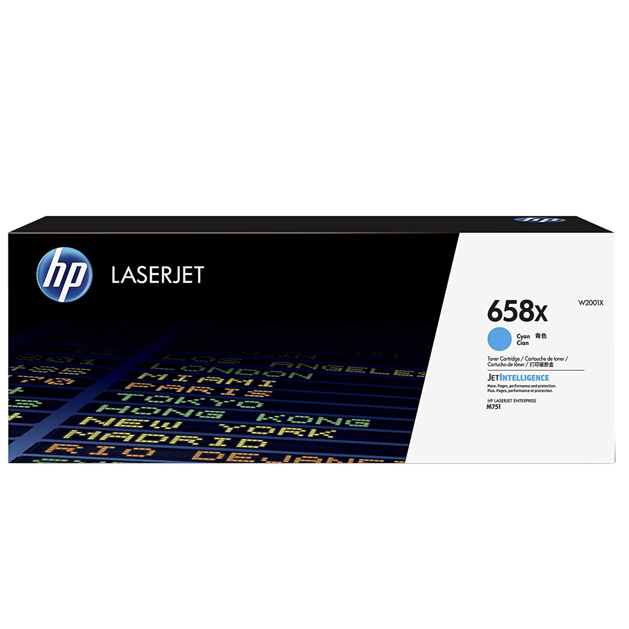 Toner HP W2001X (658X) LaserJet M571 Cyan 28,000 Paginas