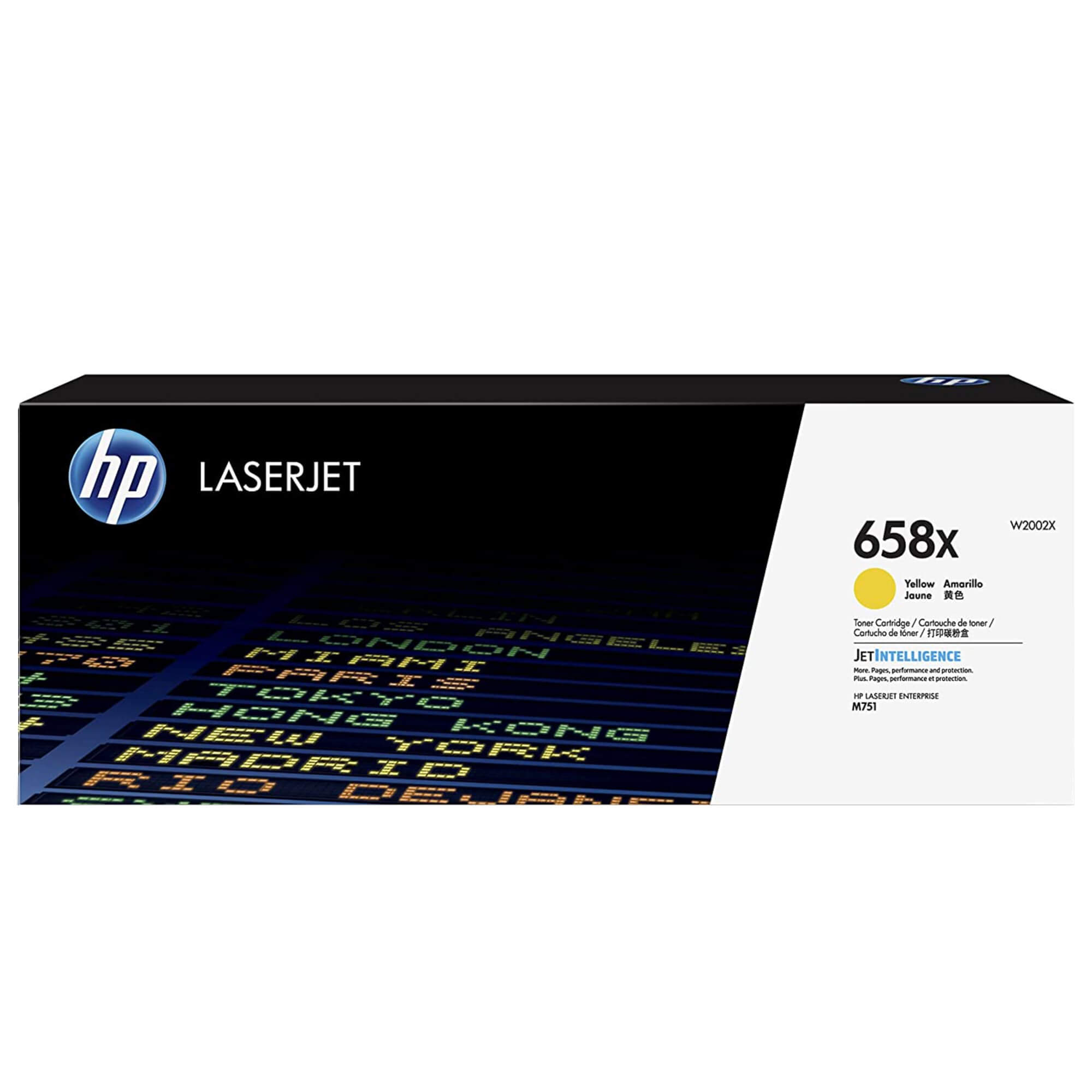 Toner HP W2002X (658X) LaserJet M571 Yellow 28,000 Paginas