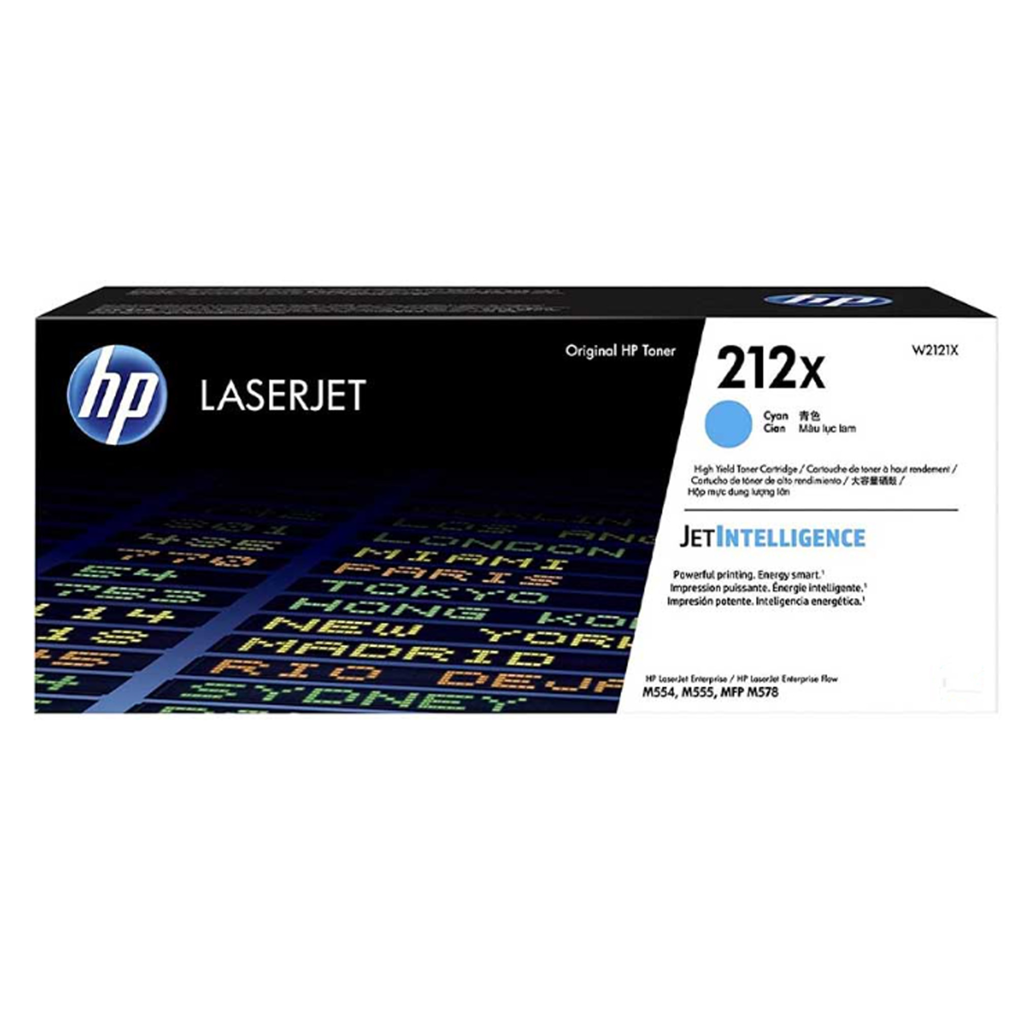 Toner HP W2121X 212X LaserJet M555 Cyan 10.000 Paginas