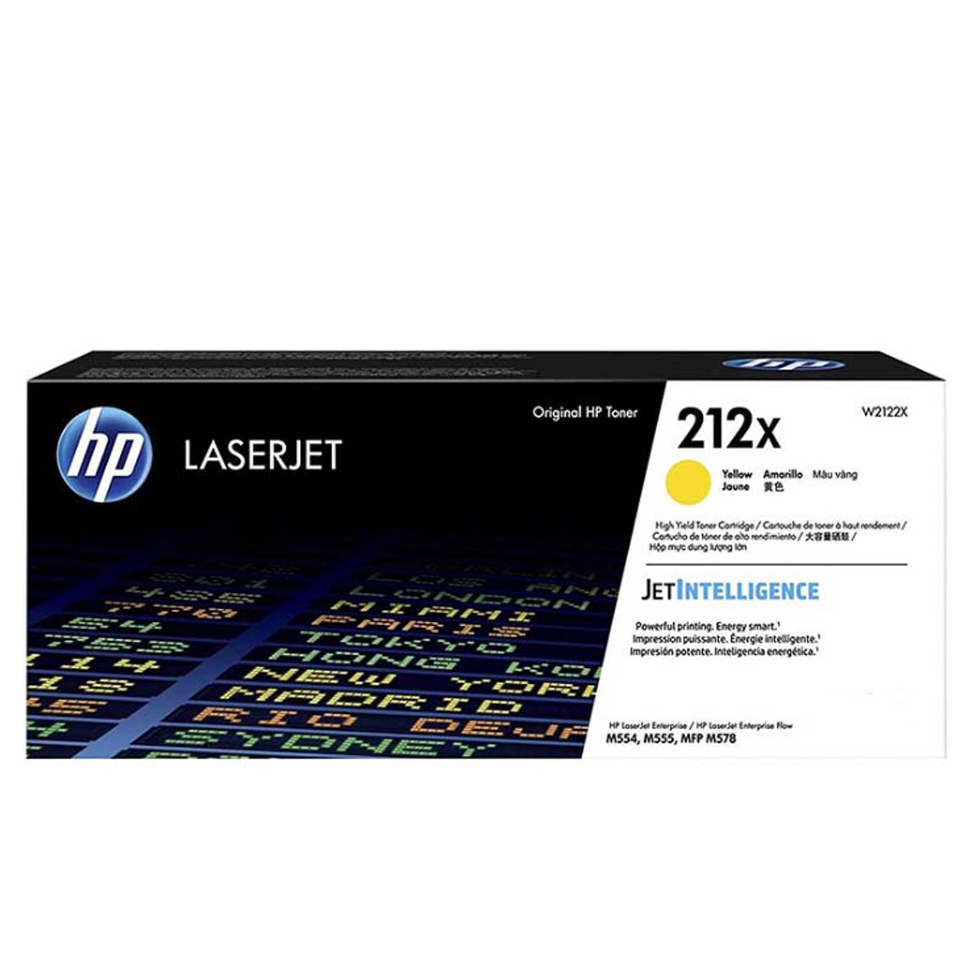 Toner HP W2122X 212X LaserJet M555 Yellow 10.000 Paginas