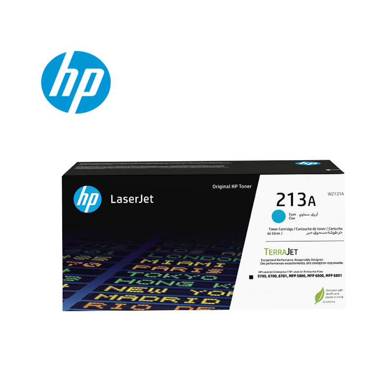 HP W2131A 213A High Capacity Cyan Toner Cartridge (3,000 Paginas)